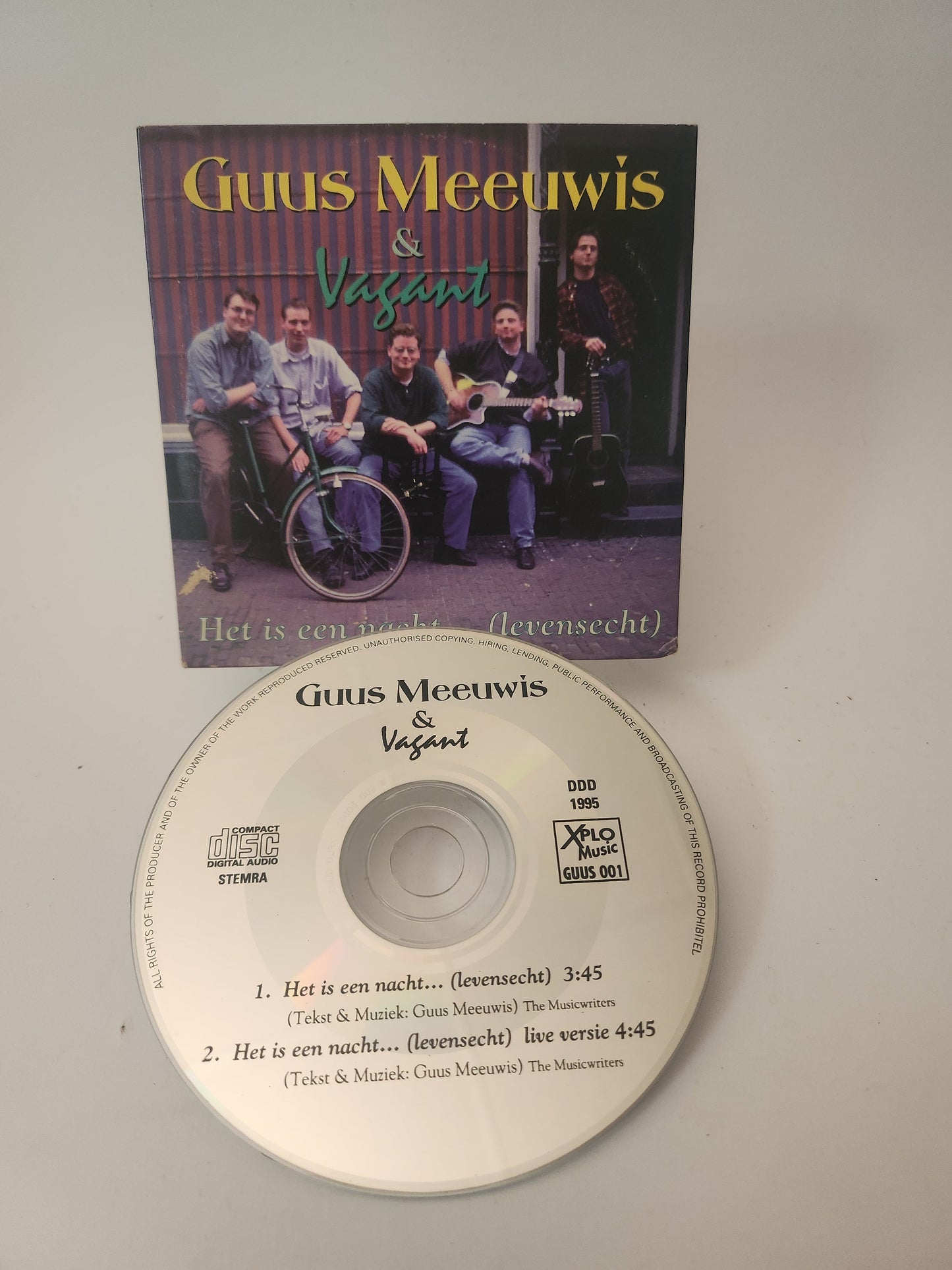 Guus Meeuwis & Vagant: Het is een Nacht CD Single - CD Single