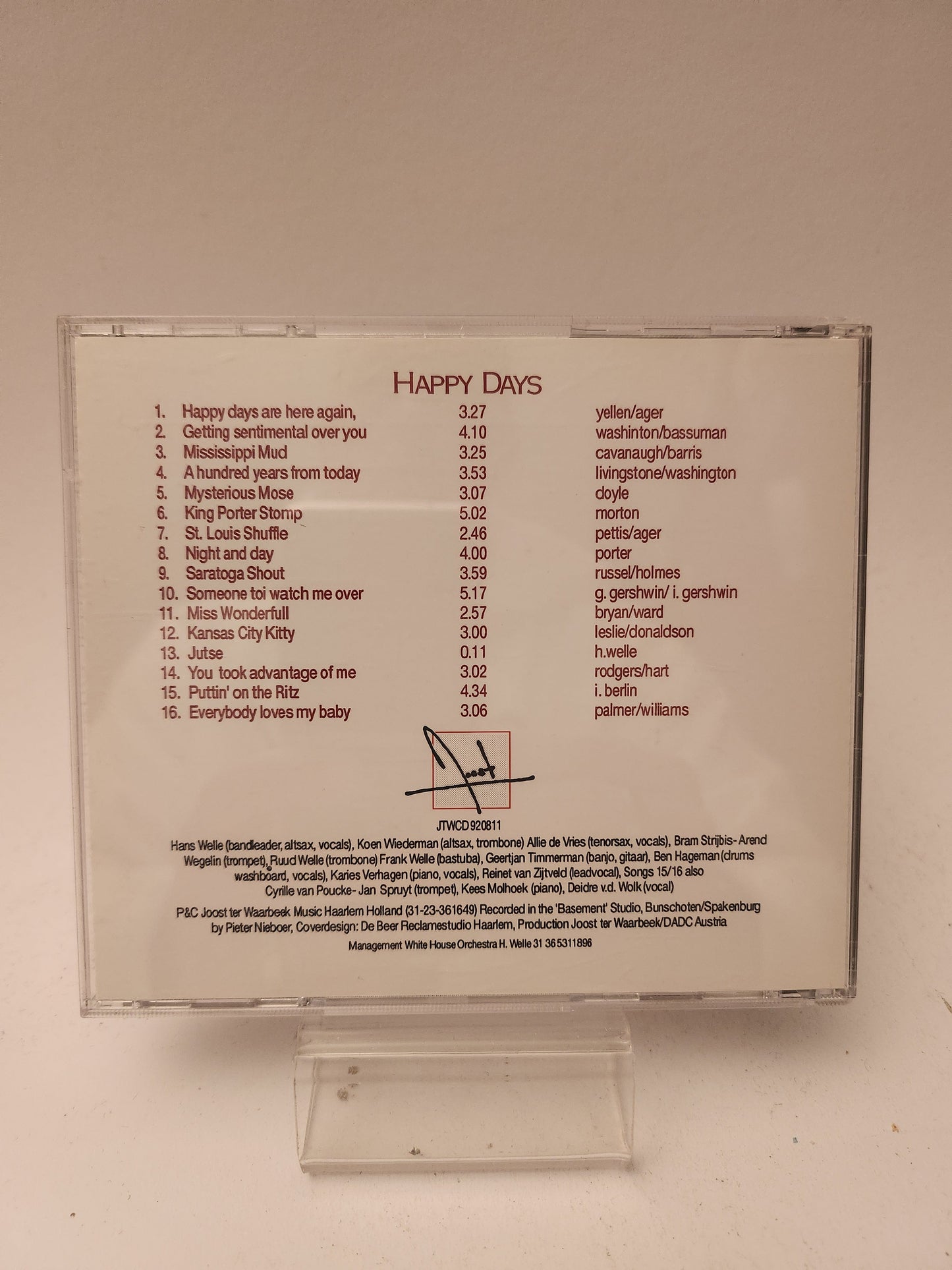Happy Days: White House Orchestra CD - Cd