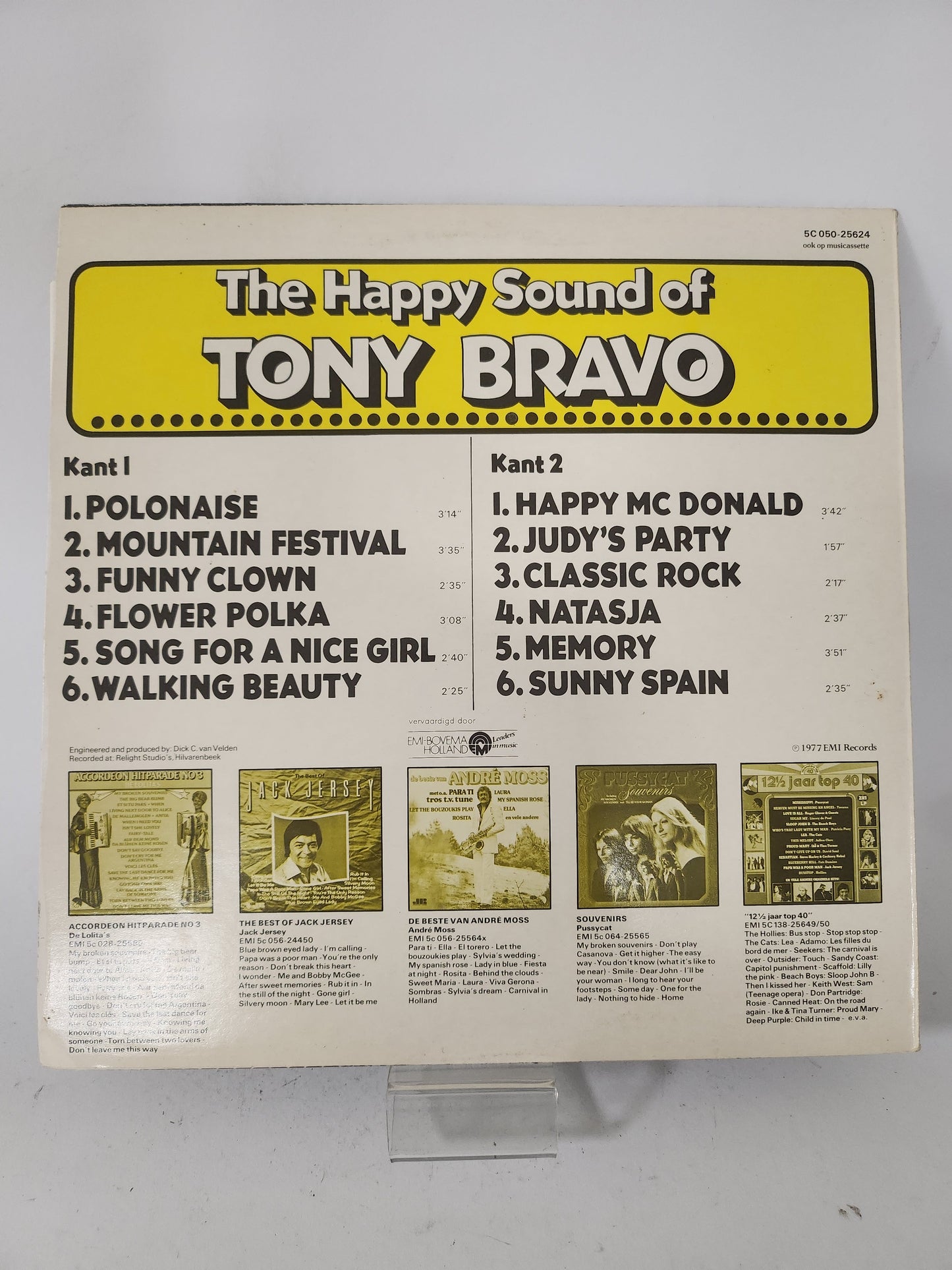 Happy Sound of Tony Bravo LP Vinyl - Lp Vinyl