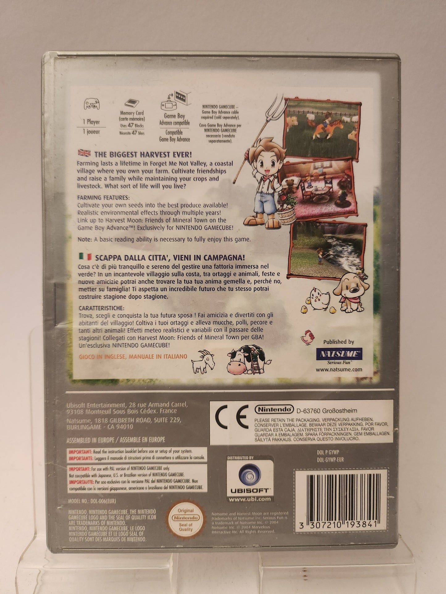 Harvest Moon a Wonderful Life (Player’s Choise) Nintendo Gamecube - Nintendo Gamecube Games