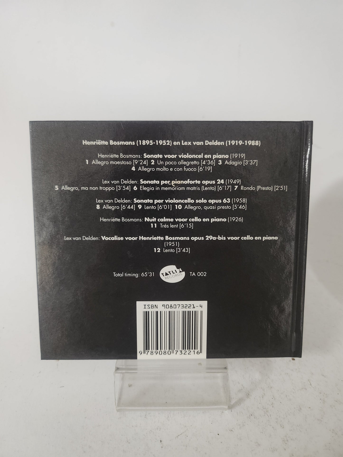 Henriette Bosmans & Lex van Delden CD - Cd