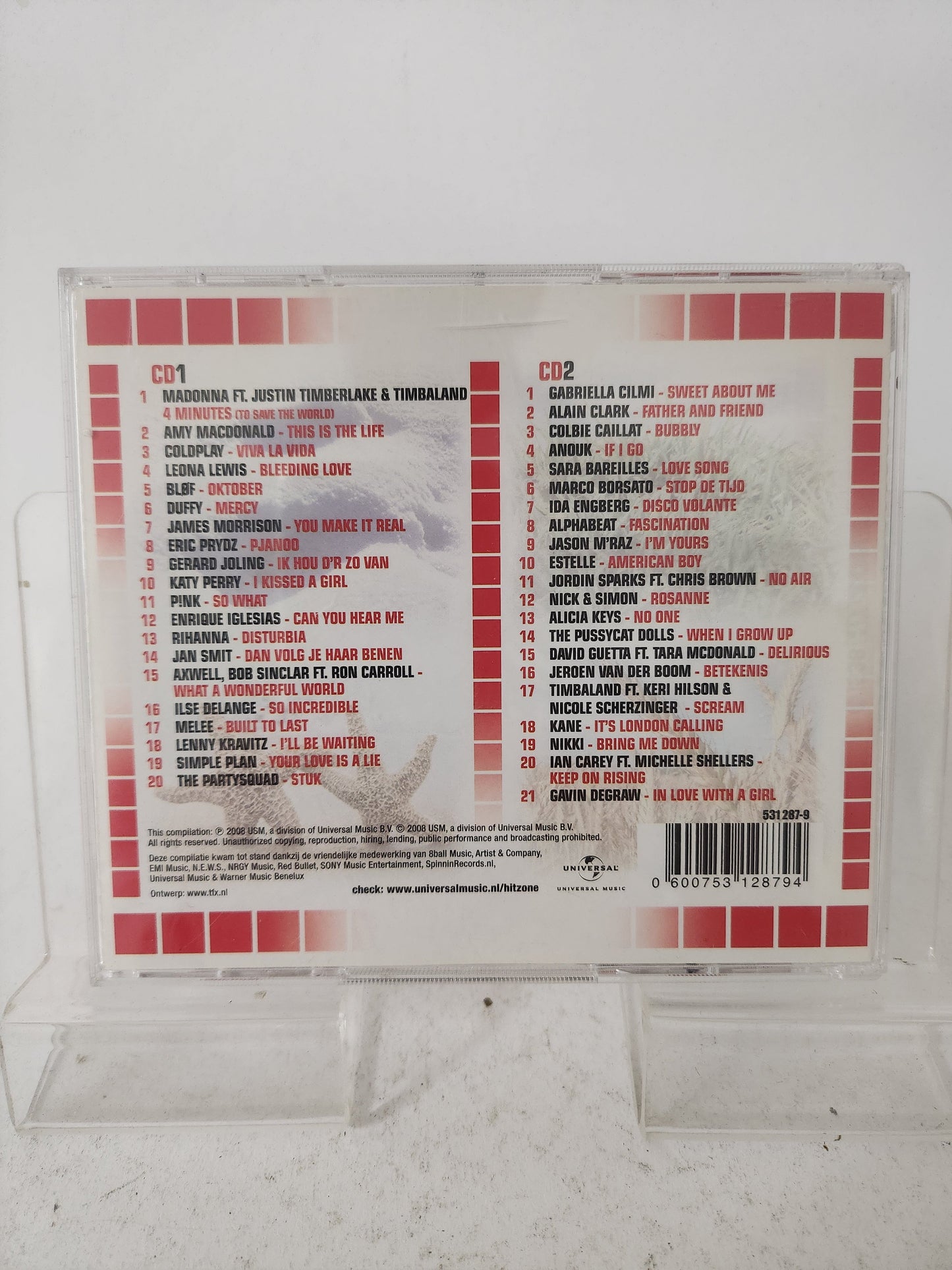 Hitzone: Best of 2008 CD - Cd