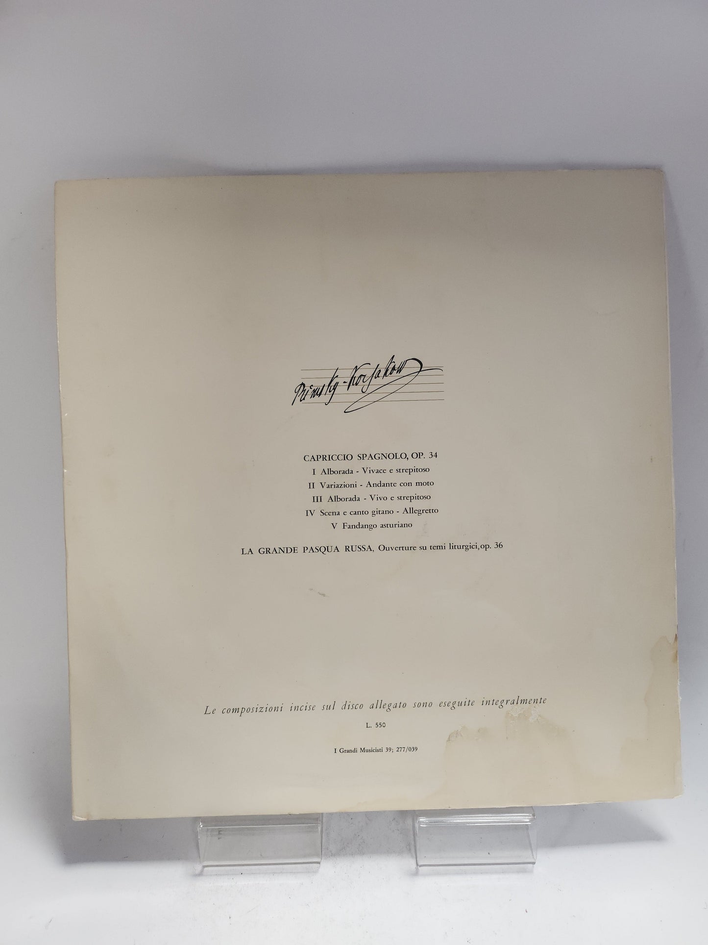 I Grandi 39: Nikolai Rimski-Korsakov I LP Vinyl - Lp Vinyl