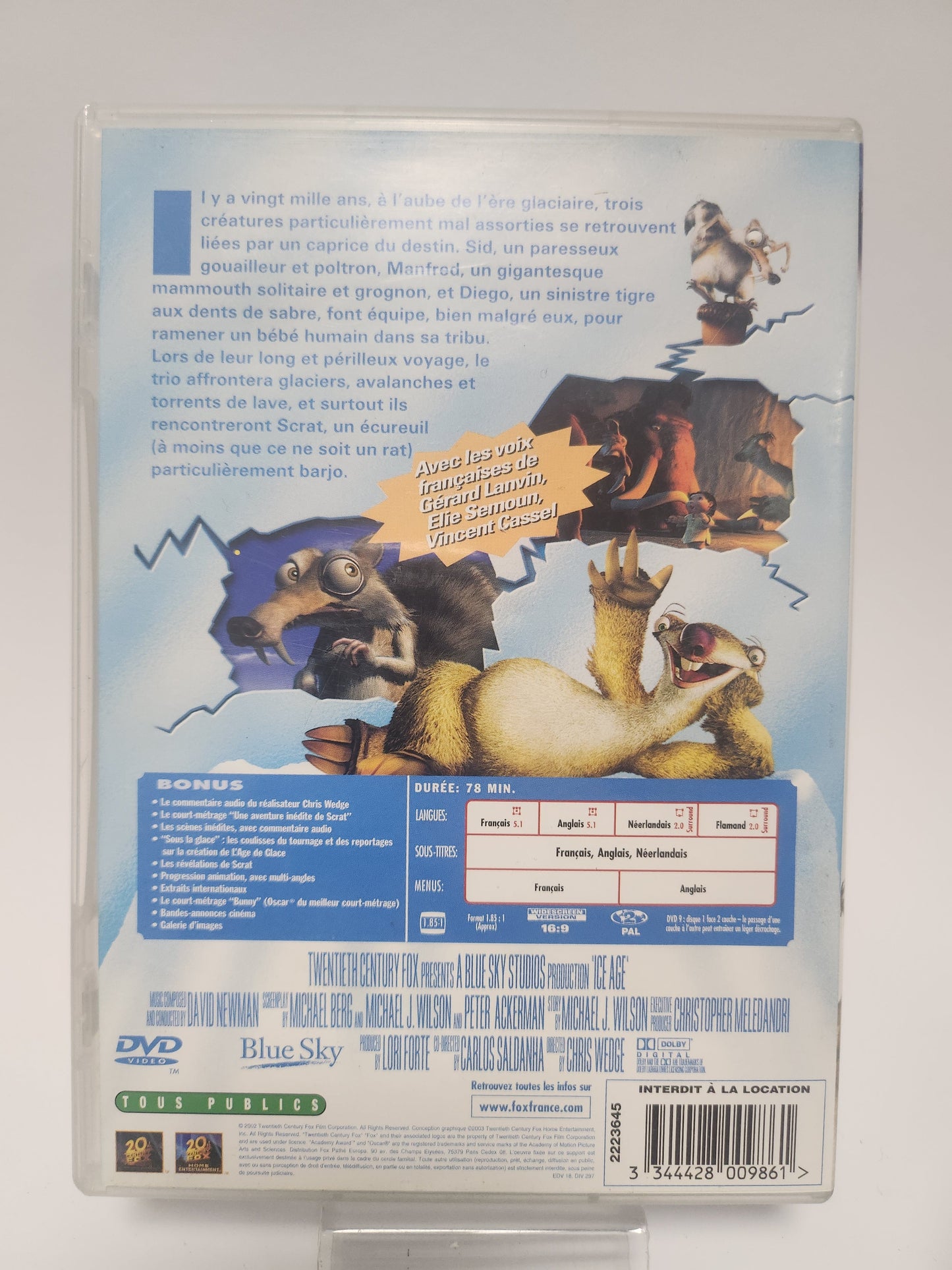 Ice Age (Franse Hoes) DVD Kids - Dvd kids