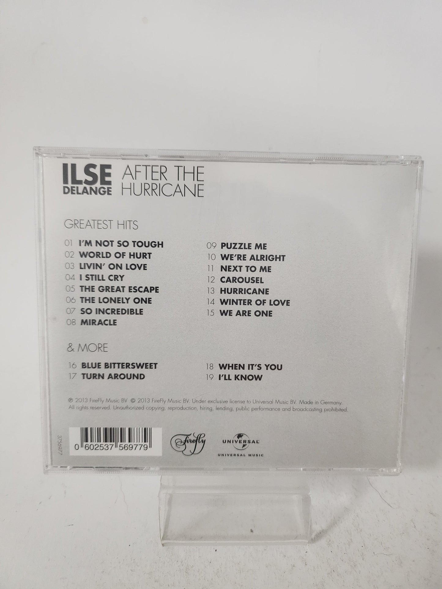 Ilse deLange: After the Hurricane CD - Cd