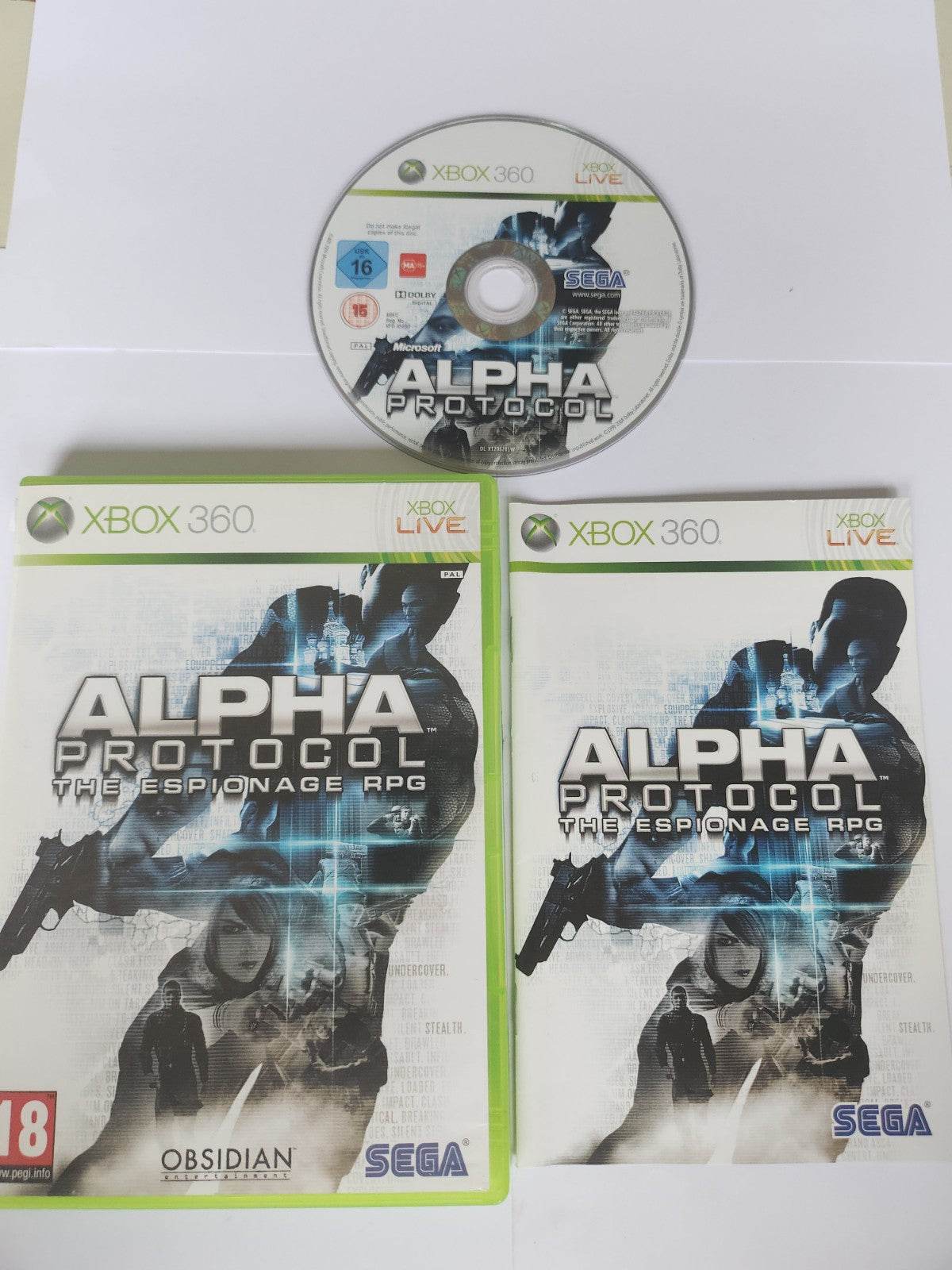 Alpha Protocol the Espionage RPG Xbox 360 - Feniks Gameshop
