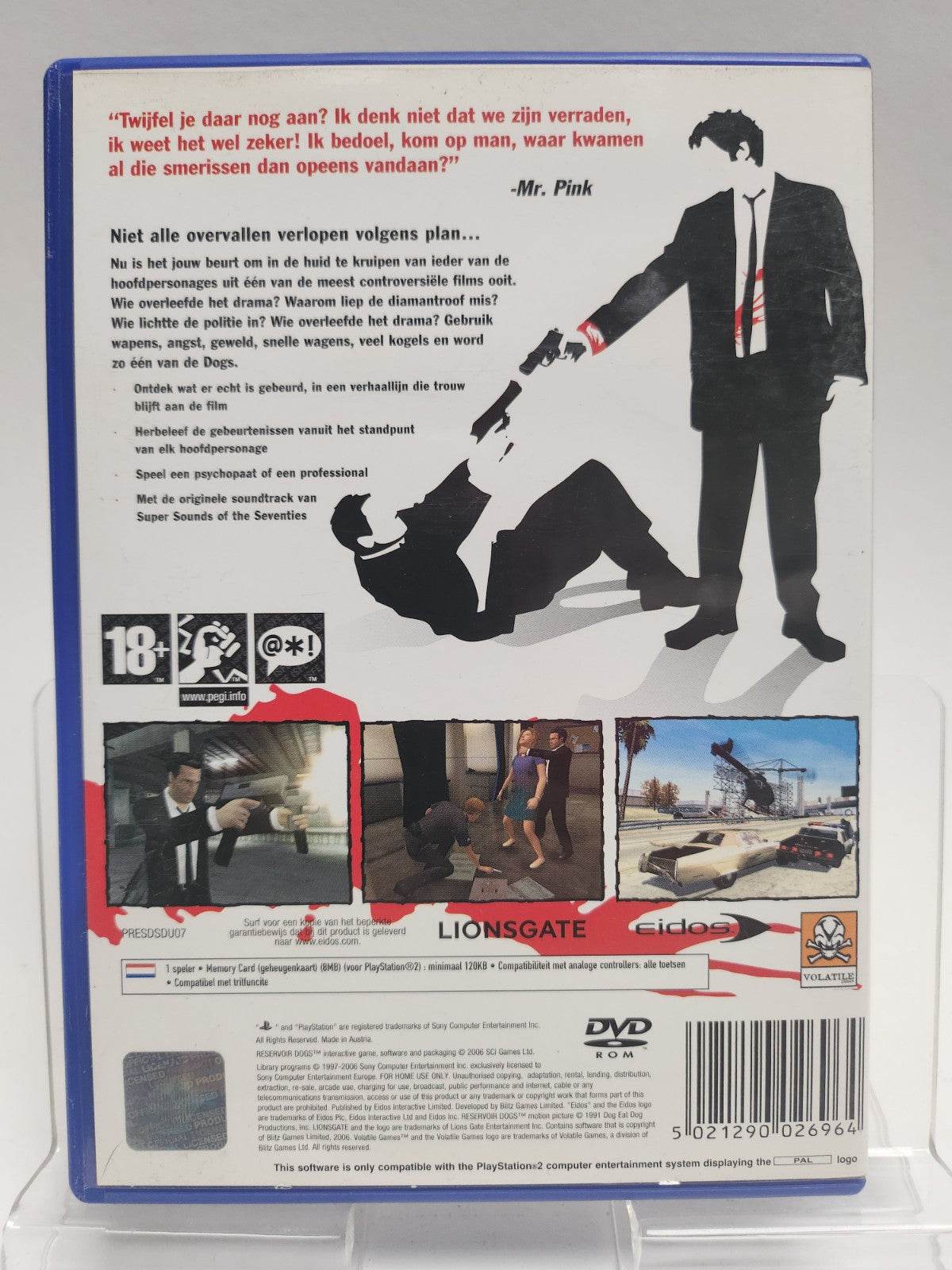 Reservoir Dogs Playstation 2 - Feniks Gameshop