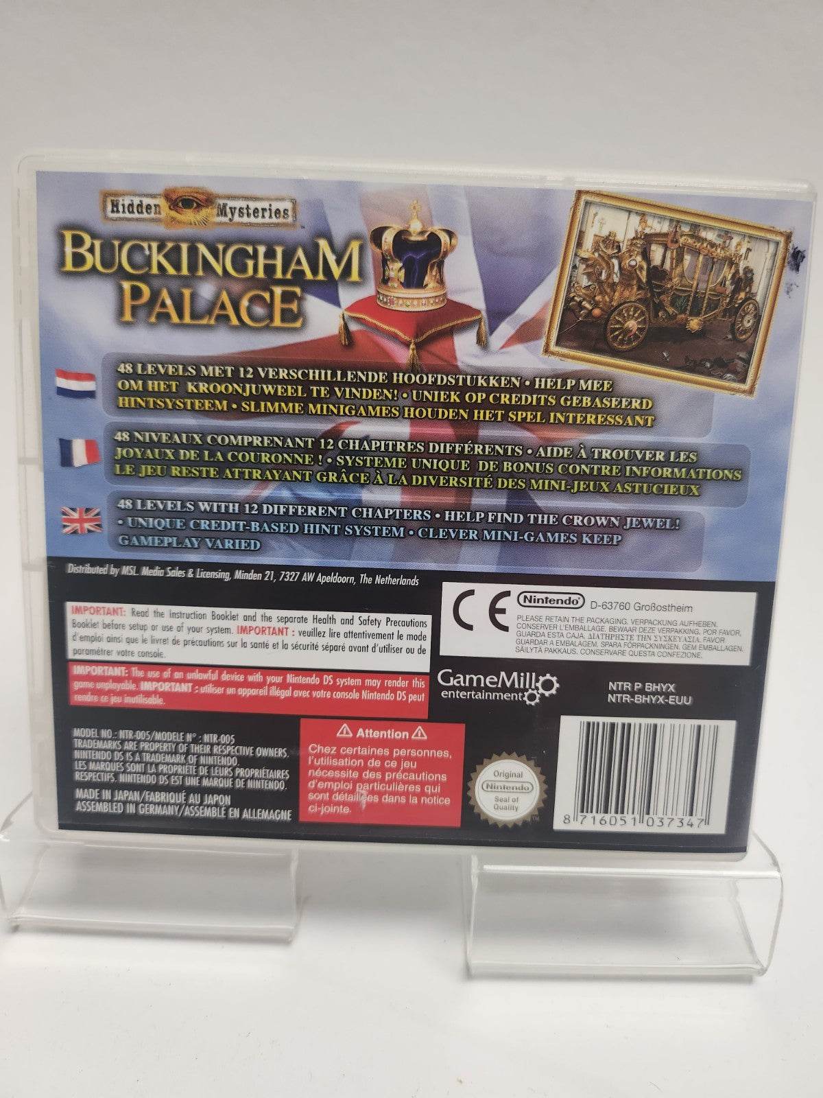 Buckingham Palace Secrets of Kings and Queens Nintendo DS - Feniks Gameshop