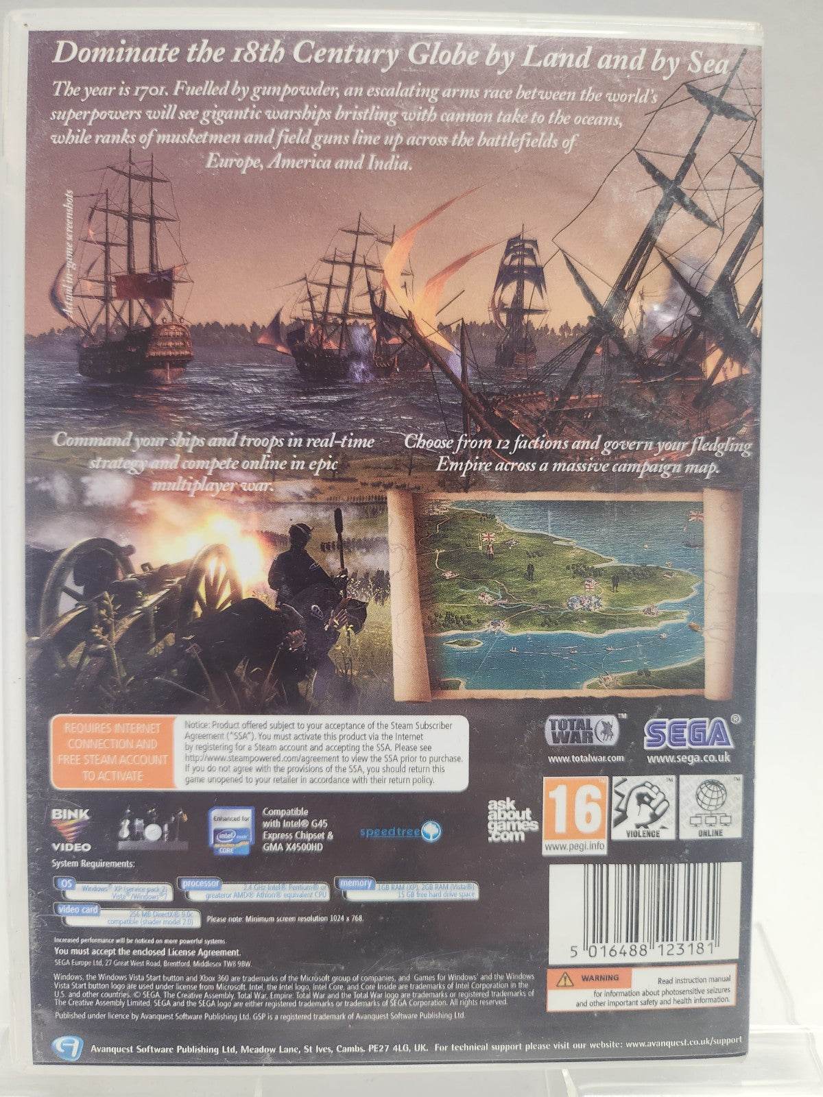 Empire Total War White Label (No Book) PC - Feniks Gameshop