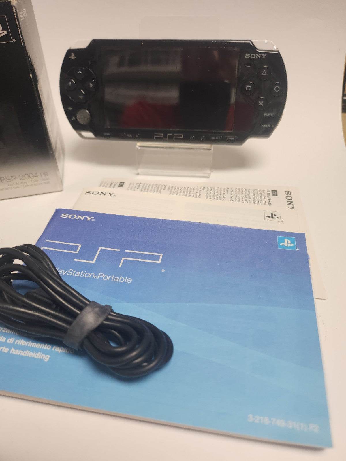 Playstation Portable Piano Black 2004-PB Slim & Lite in doos met alle toebehoren en boekjes - Feniks Gameshop
