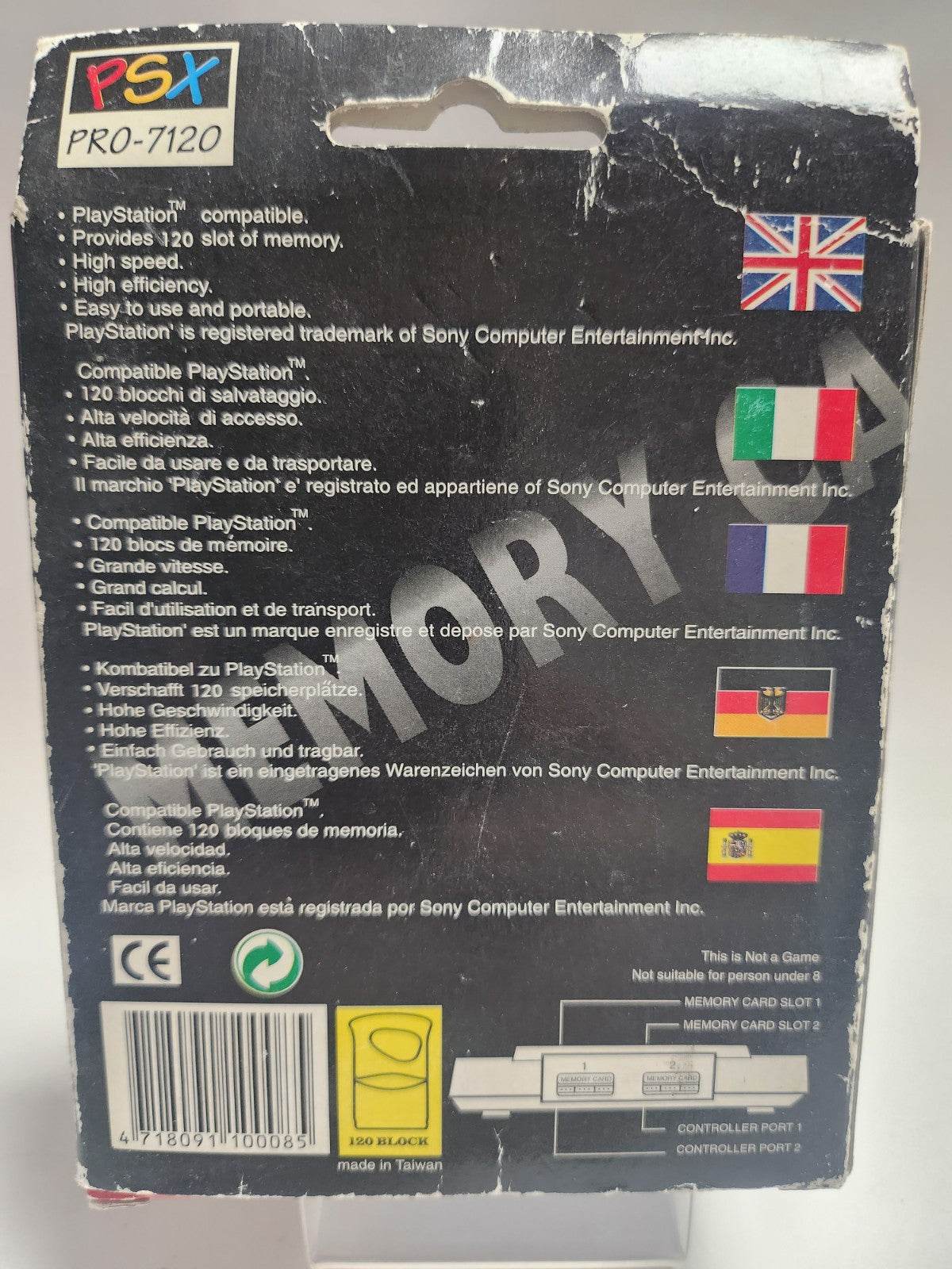 8 Blocks Memorycard Boxed Playstation 1 - Feniks Gameshop