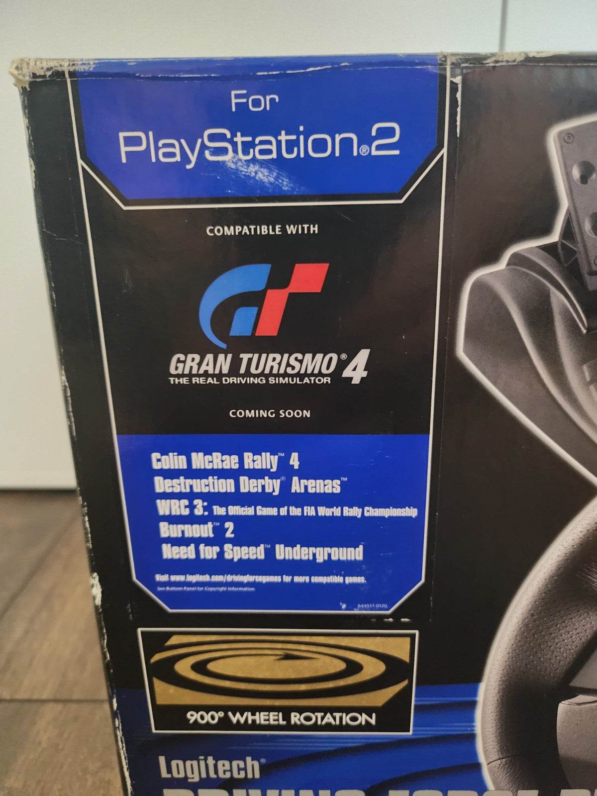 Logitech Driving Force Pro Force Feedback Wheel in doos Playstation 2 - Feniks Gameshop