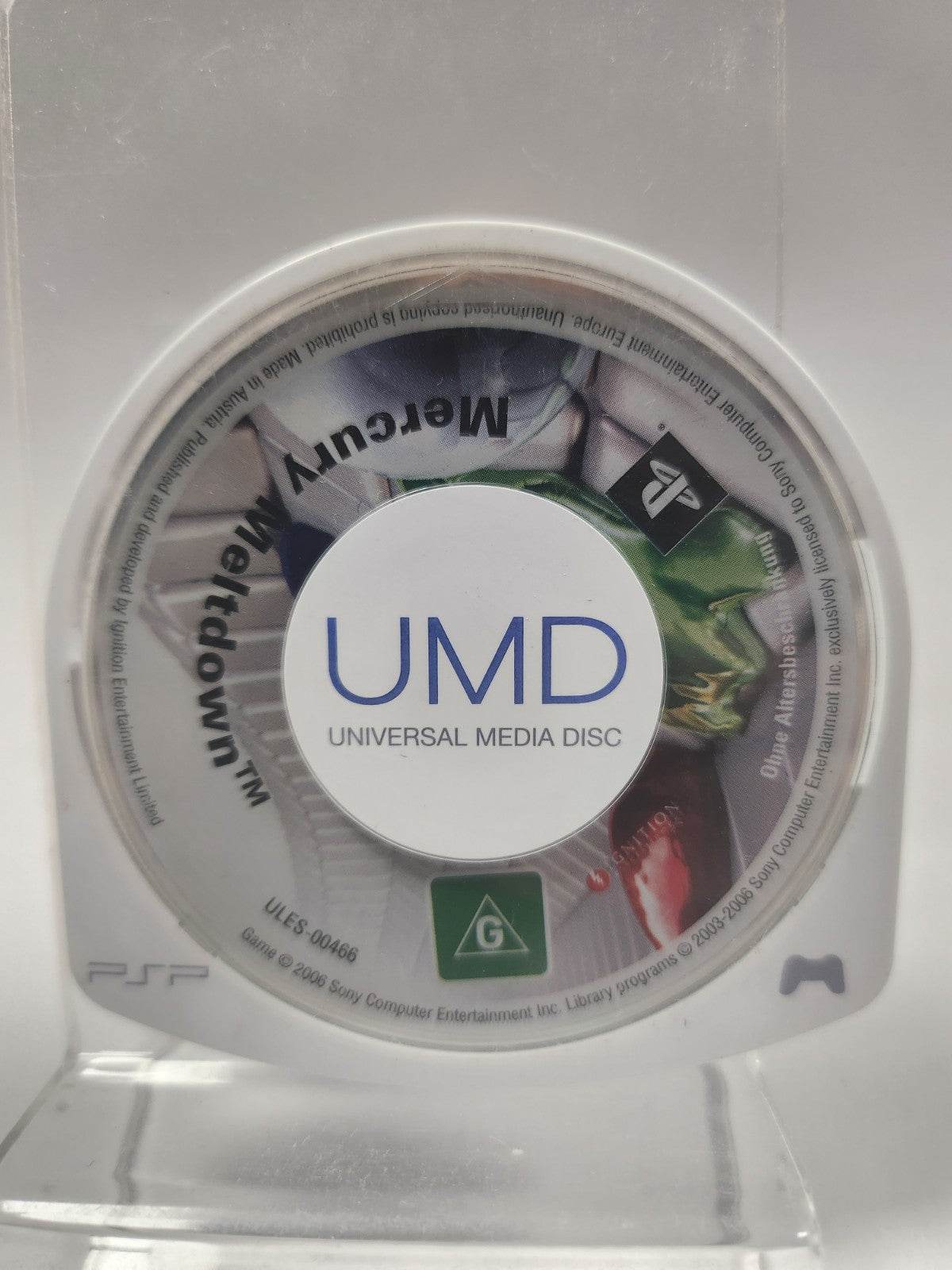 Mercury Meltdown (disc only) Playstation Portable - Feniks Gameshop