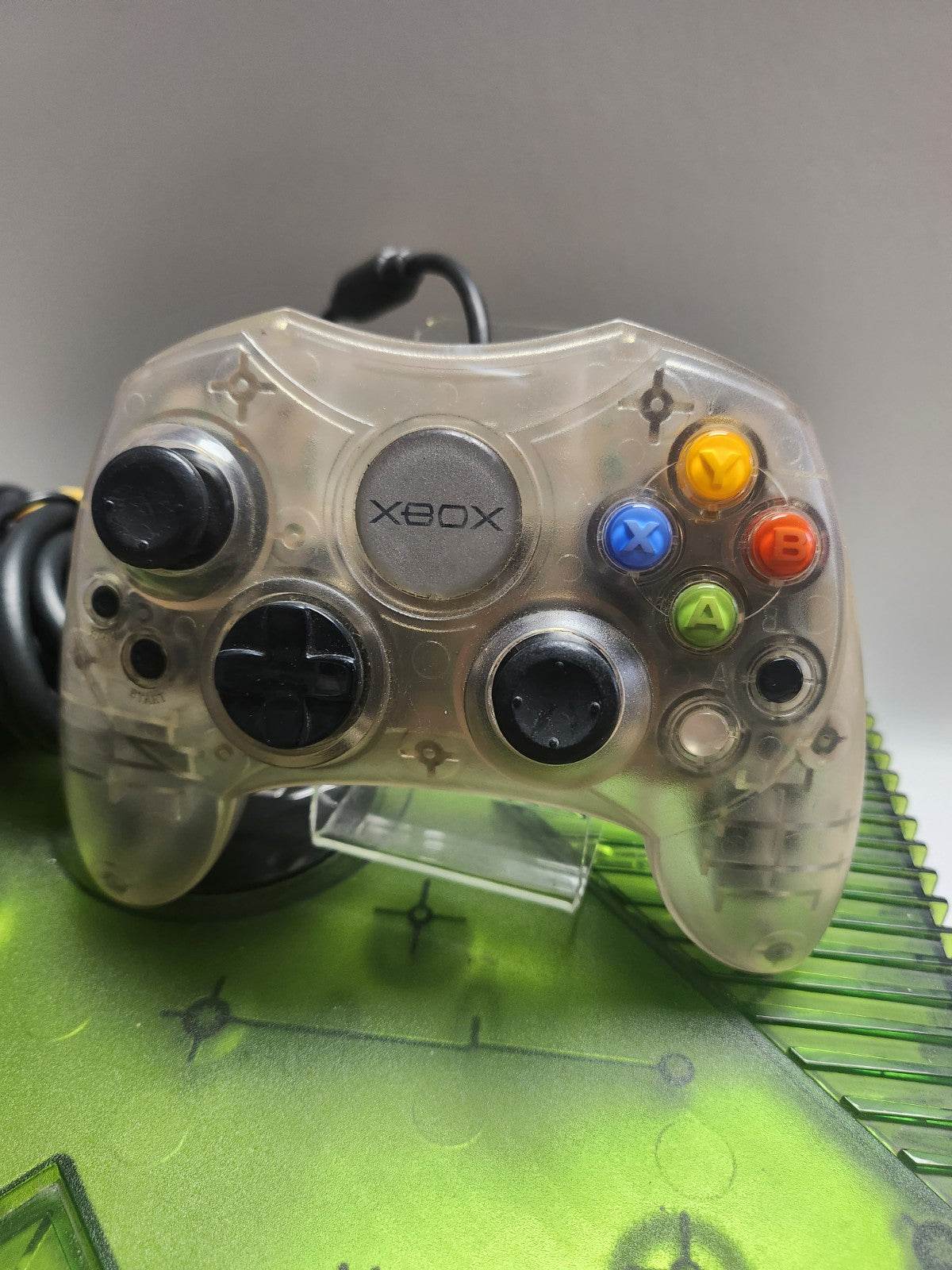 Crystal Green Edition Xbox Original + Crystal Controller - Feniks Gameshop