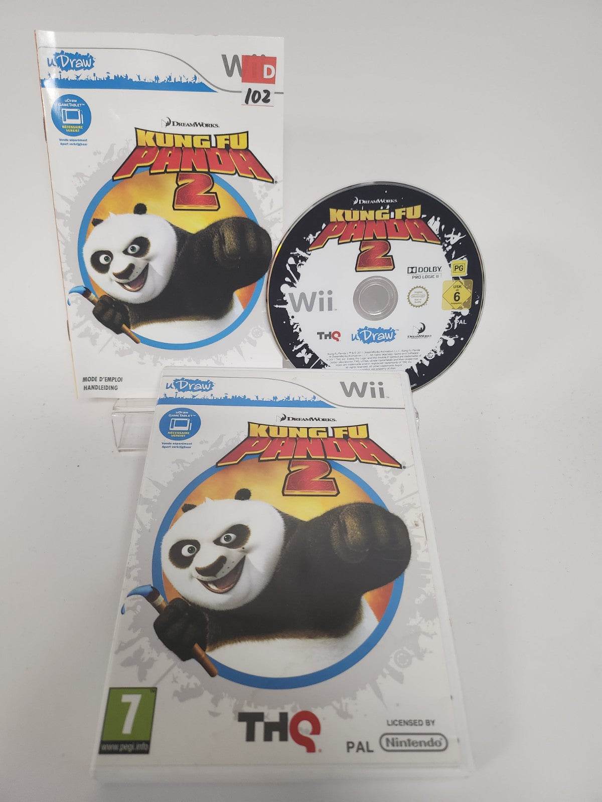 U Draw Kung Fu Panda 2 Nintendo Wii - Feniks Gameshop
