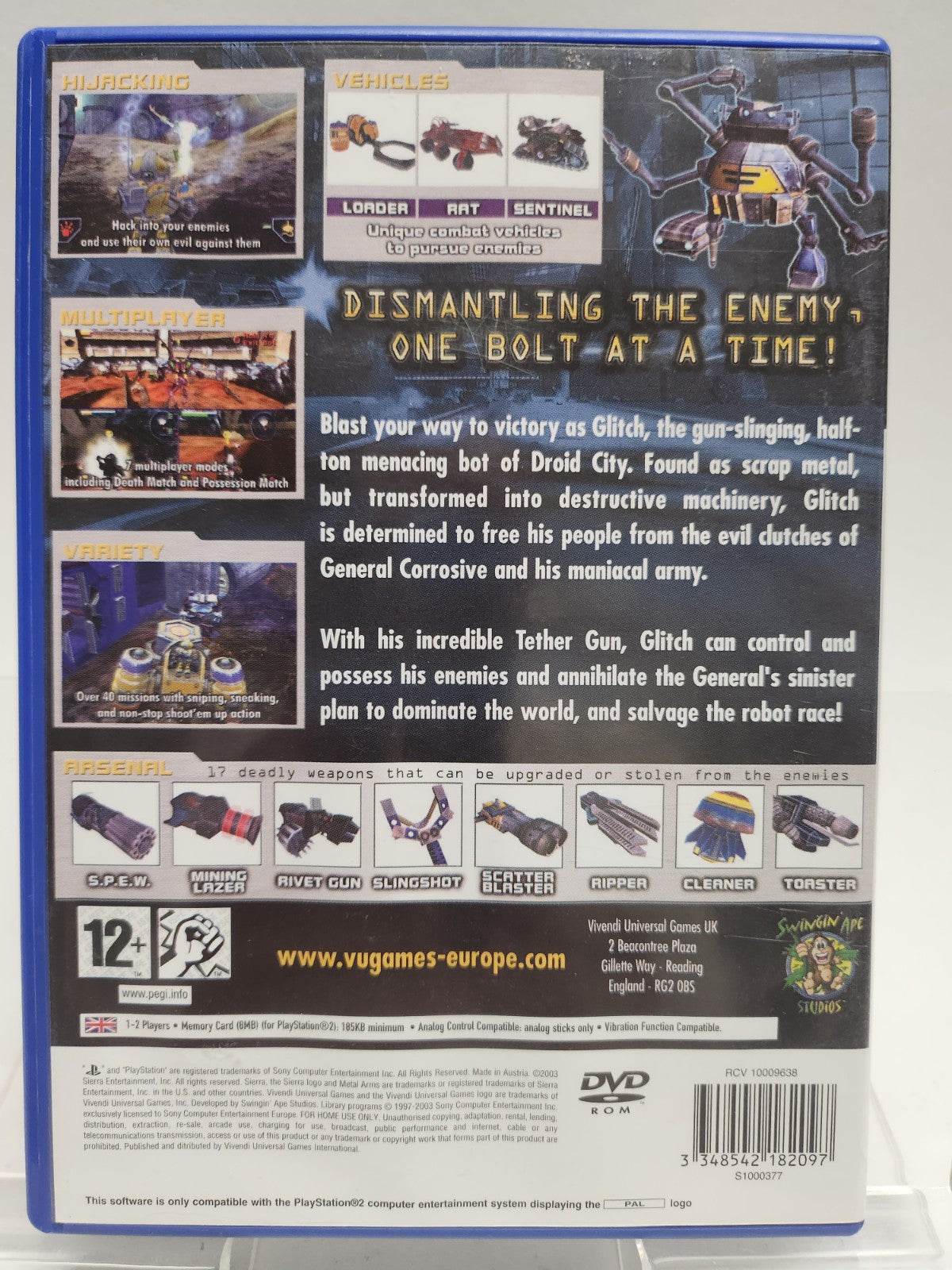 Metal Arms Glitch in the System Playstation 2 - Feniks Gameshop