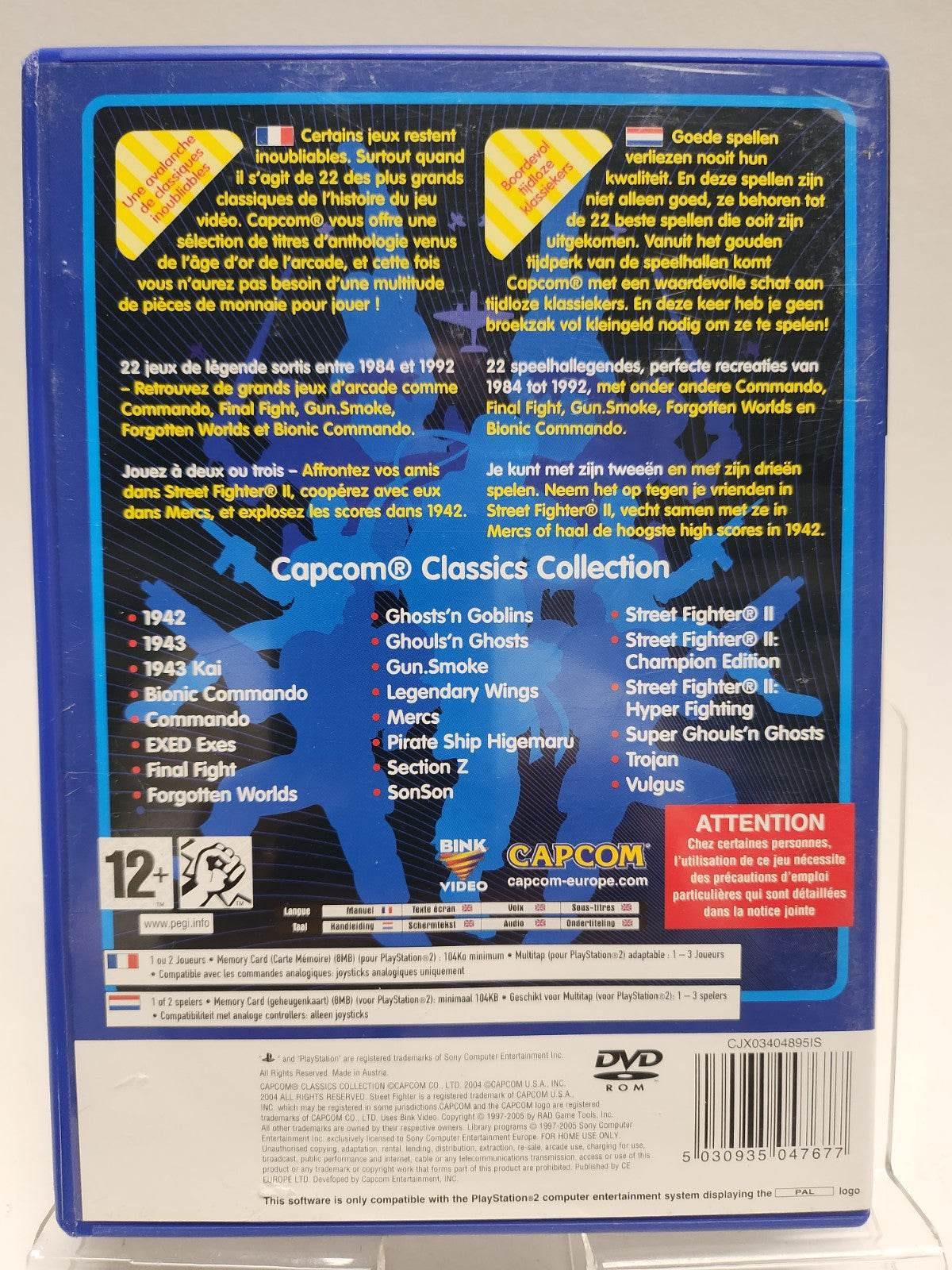 Capcom Classics Collection Vol 1 Playstation 2 - Feniks Gameshop