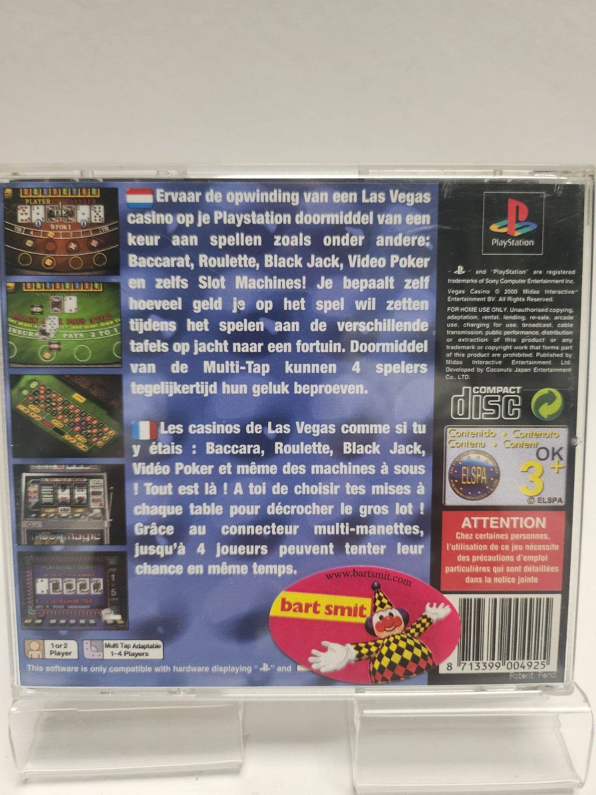 Vegas Casino Playstation 1 - Feniks Gameshop