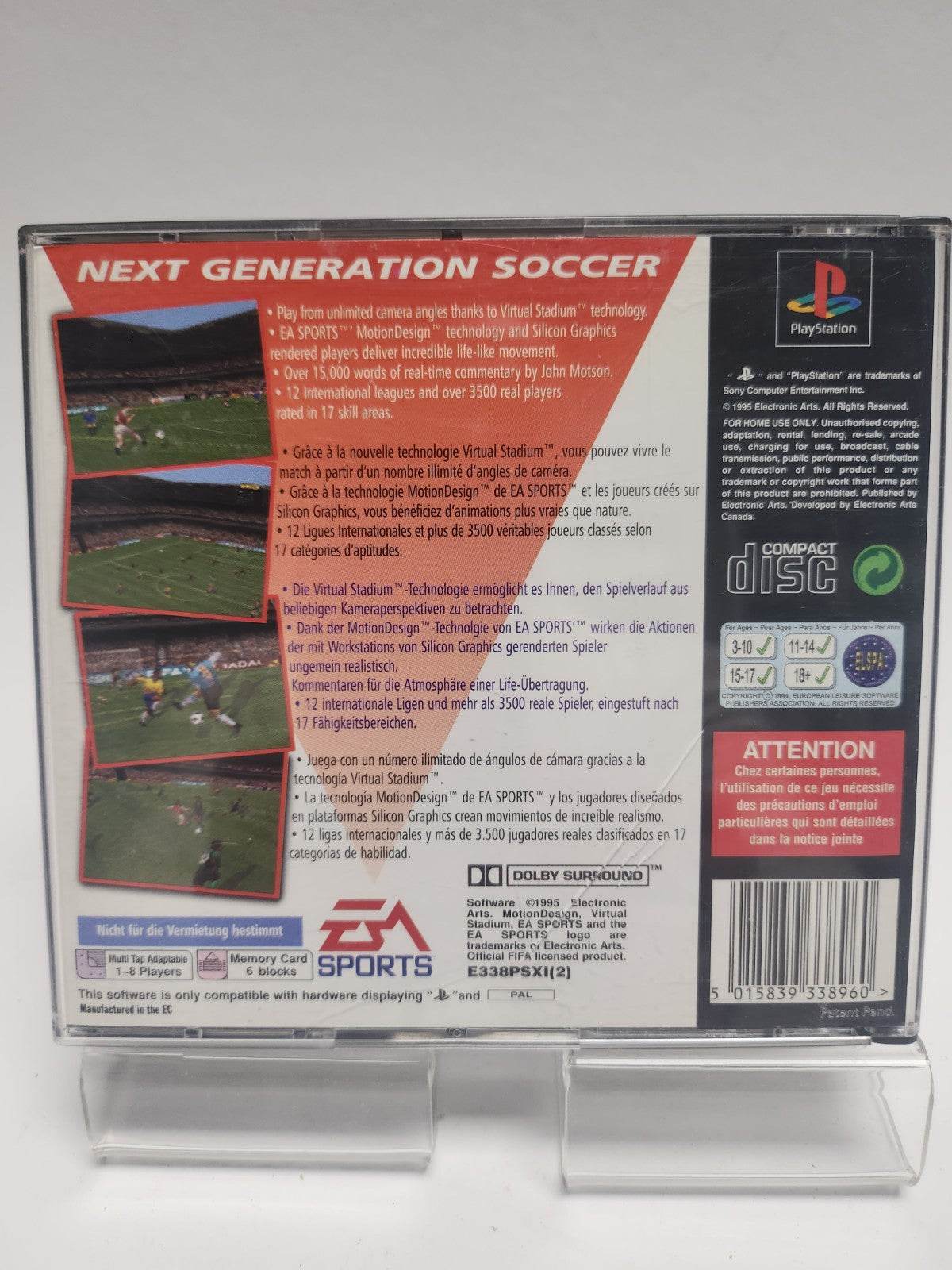 FIFA Soccer 96 Playstation 1 - Feniks Gameshop