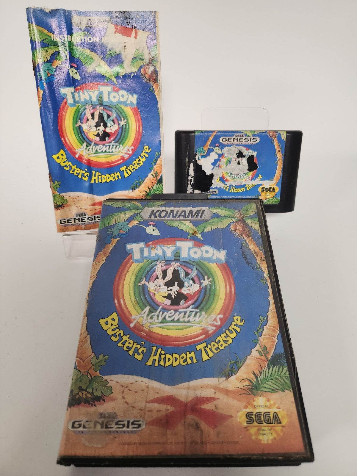 Tiny Toon Adventures Buster's Hidden Treasure Sega Genesis - Feniks Gameshop
