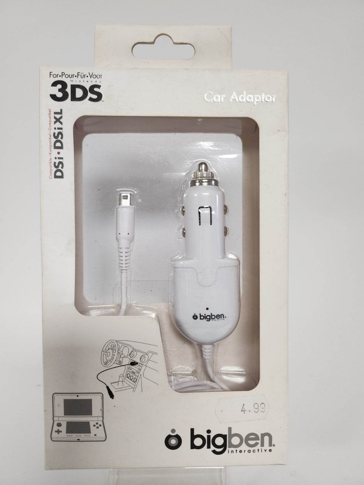 BigBen Car Adaptor Geseald Nintendo DSi/ DSi XL/ 3DS - Feniks Gameshop