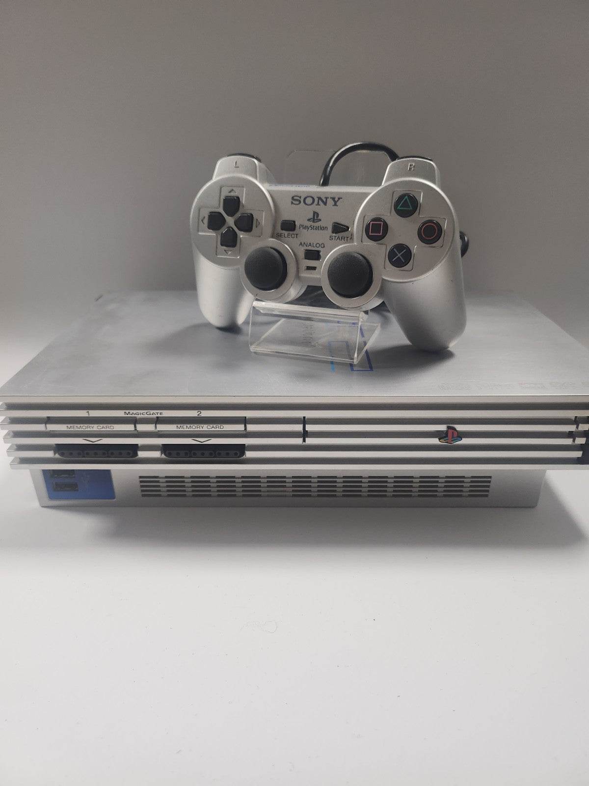 Zilver Phat Playstation 2 + Orginele Sony Controller - Feniks Gameshop