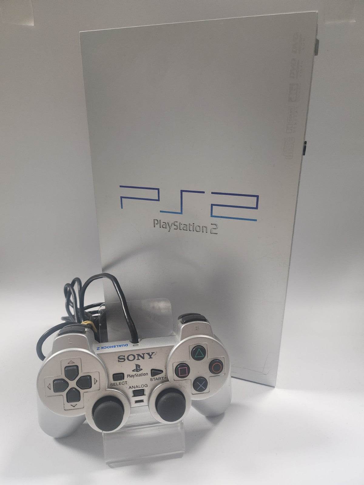 Zilver Phat Playstation 2 + Orginele Sony Controller - Feniks Gameshop
