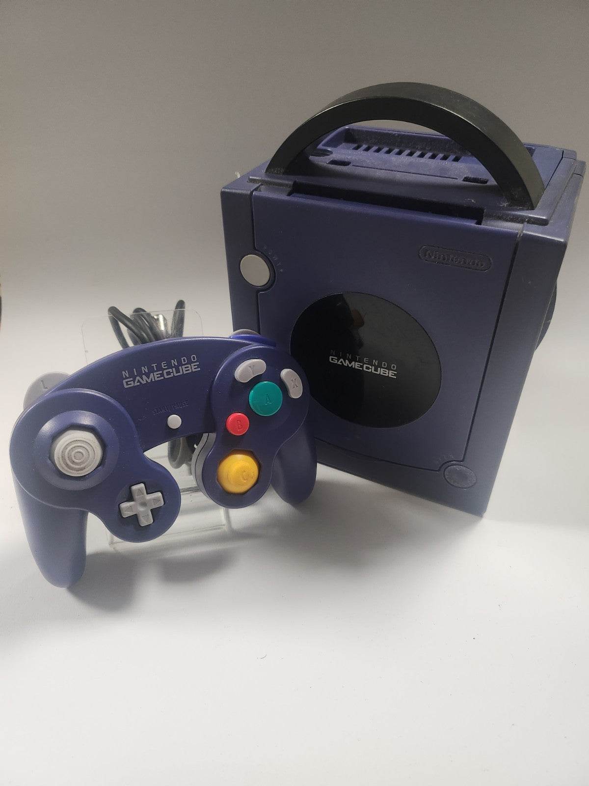 Paarse Gamecube + Orginele Controller - Feniks Gameshop
