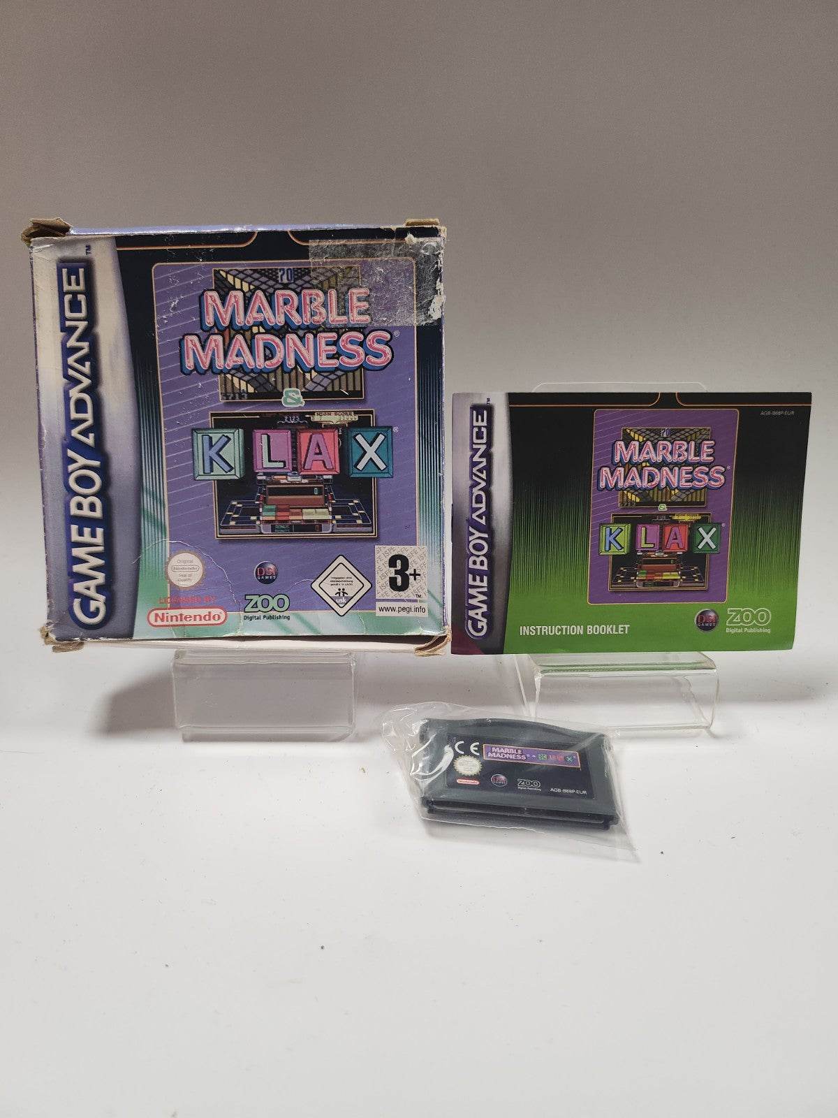 Marble Madness & Klax Boxed Game Boy Advance - Feniks Gameshop