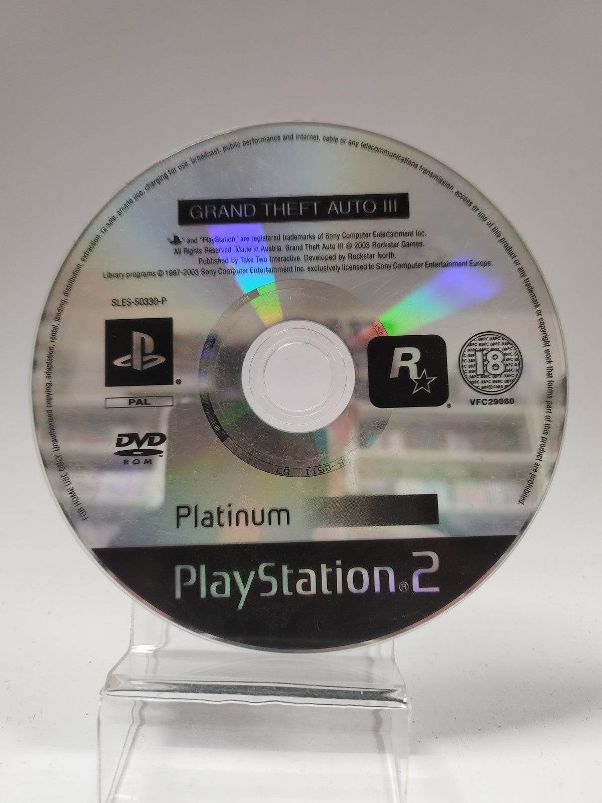 Grand Theft Auto III Platinum (disc only) Playstation 2 - Feniks Gameshop