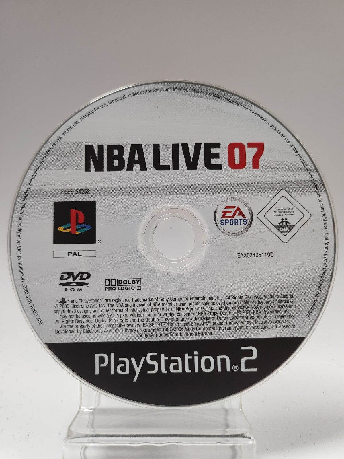 NBA Live 07 (disc only) Playstation 2 - Feniks Gameshop