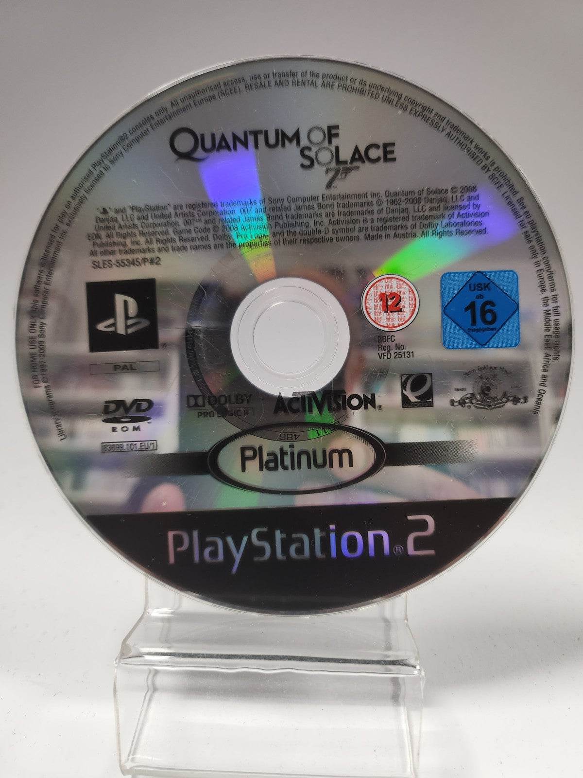 Quantum of Solace 007 Platinum Edition (Disc only) Playstation 2 - Feniks Gameshop