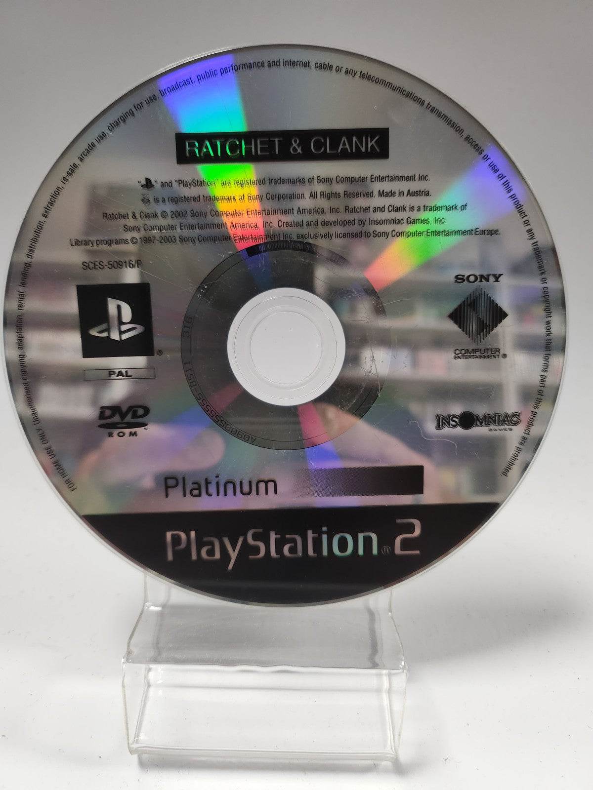 Ratchet & Clank Platinum Edition (disc only) PS2 - Feniks Gameshop