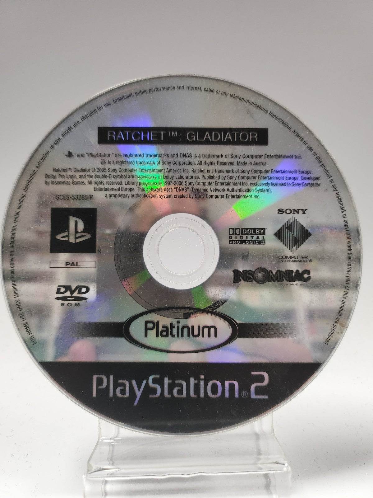 Ratchet Gladiator Platinum Edition (disc only) Playstation 2 - Feniks Gameshop