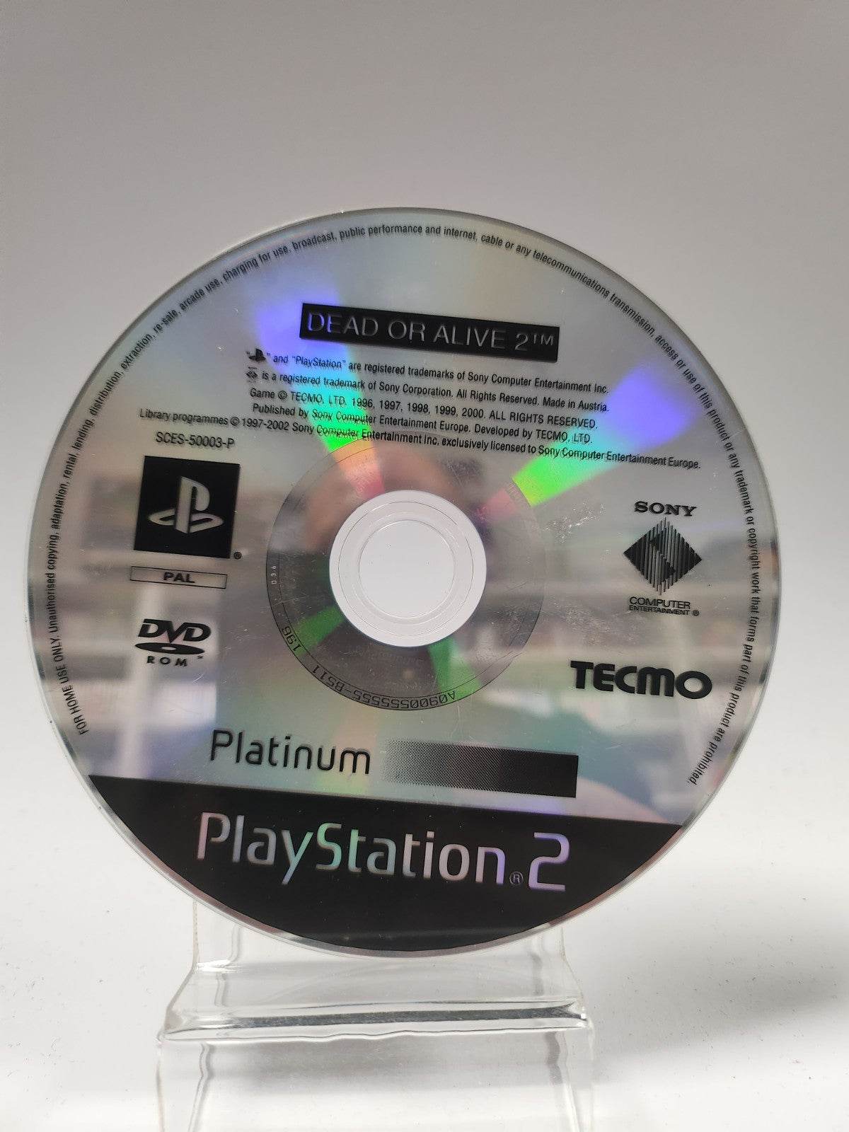 Dead or Alive 2 Platinum (Disc Only) Playstation 2 - Feniks Gameshop