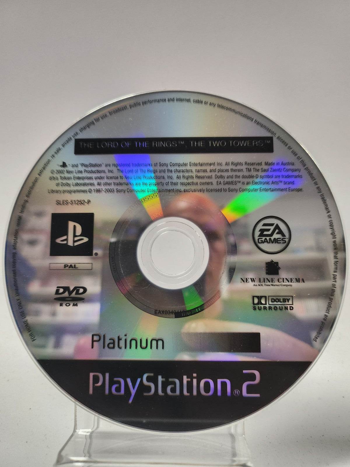 Lord of the Rings the Two Towers Platinum (Disc only) PS2 - Feniks Gameshop