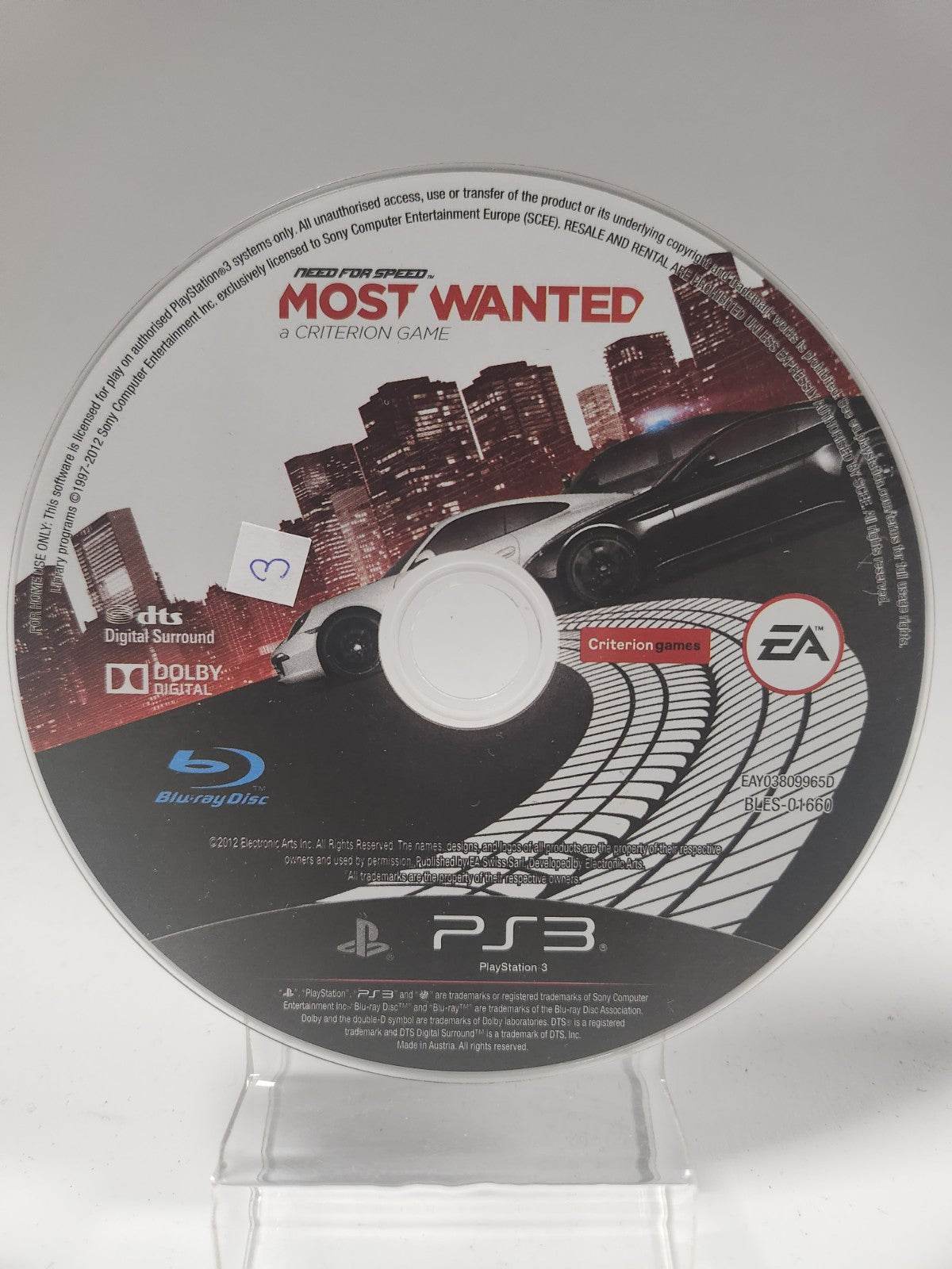 Need for Speed Most Wanted (disc only) Playstation 3 - Feniks Gameshop