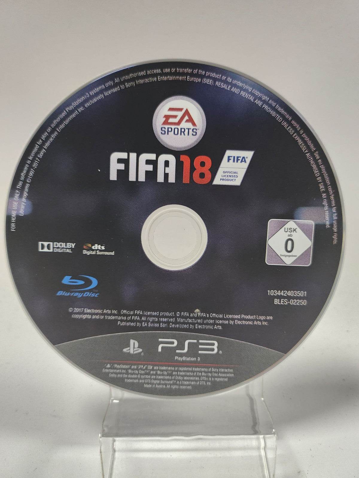 FIFA 18 (disc only) Playstation 3 - Feniks Gameshop
