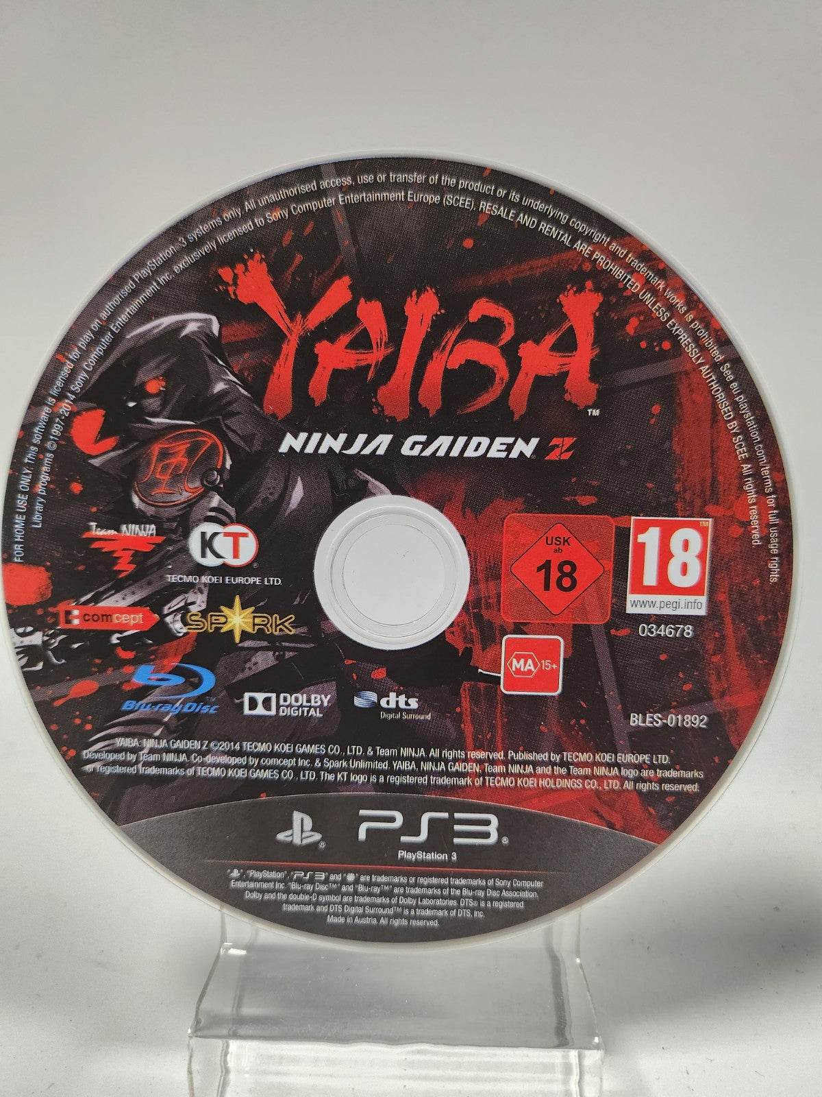 Yaiba Ninja Gaiden Z (disc only) Playstation 3 - Feniks Gameshop