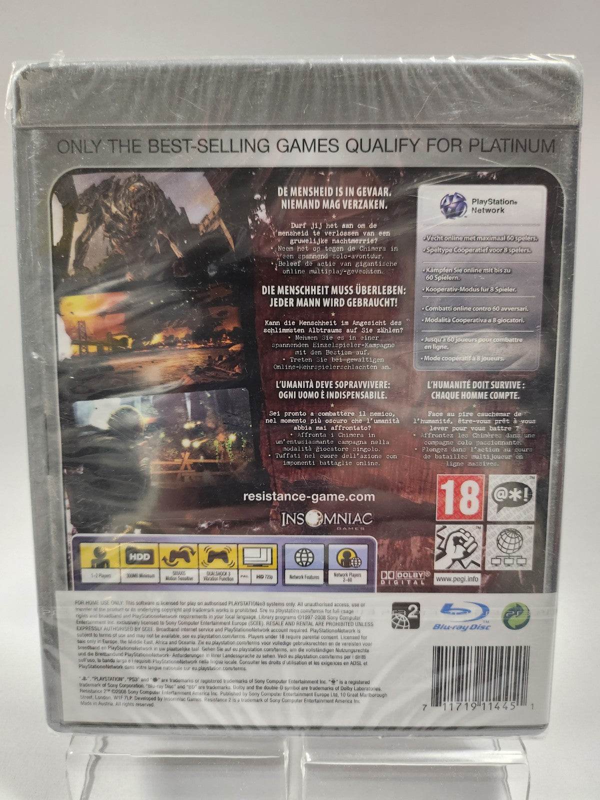 Résistance 2 Platinum Edition geseald Playstation 3 - Feniks Gameshop