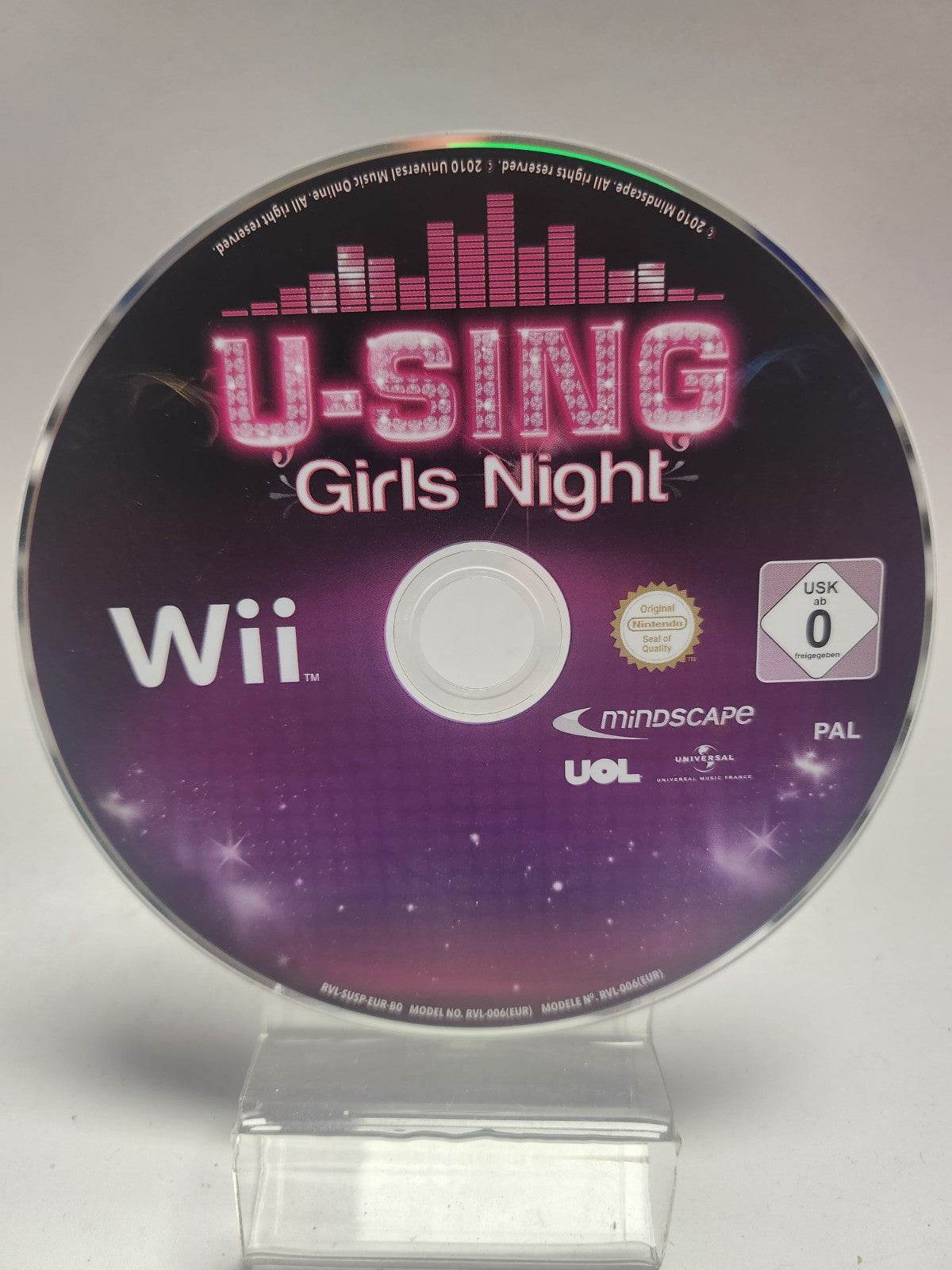 U-Sing Girls Night (disc only) Nintendo Wii - Feniks Gameshop