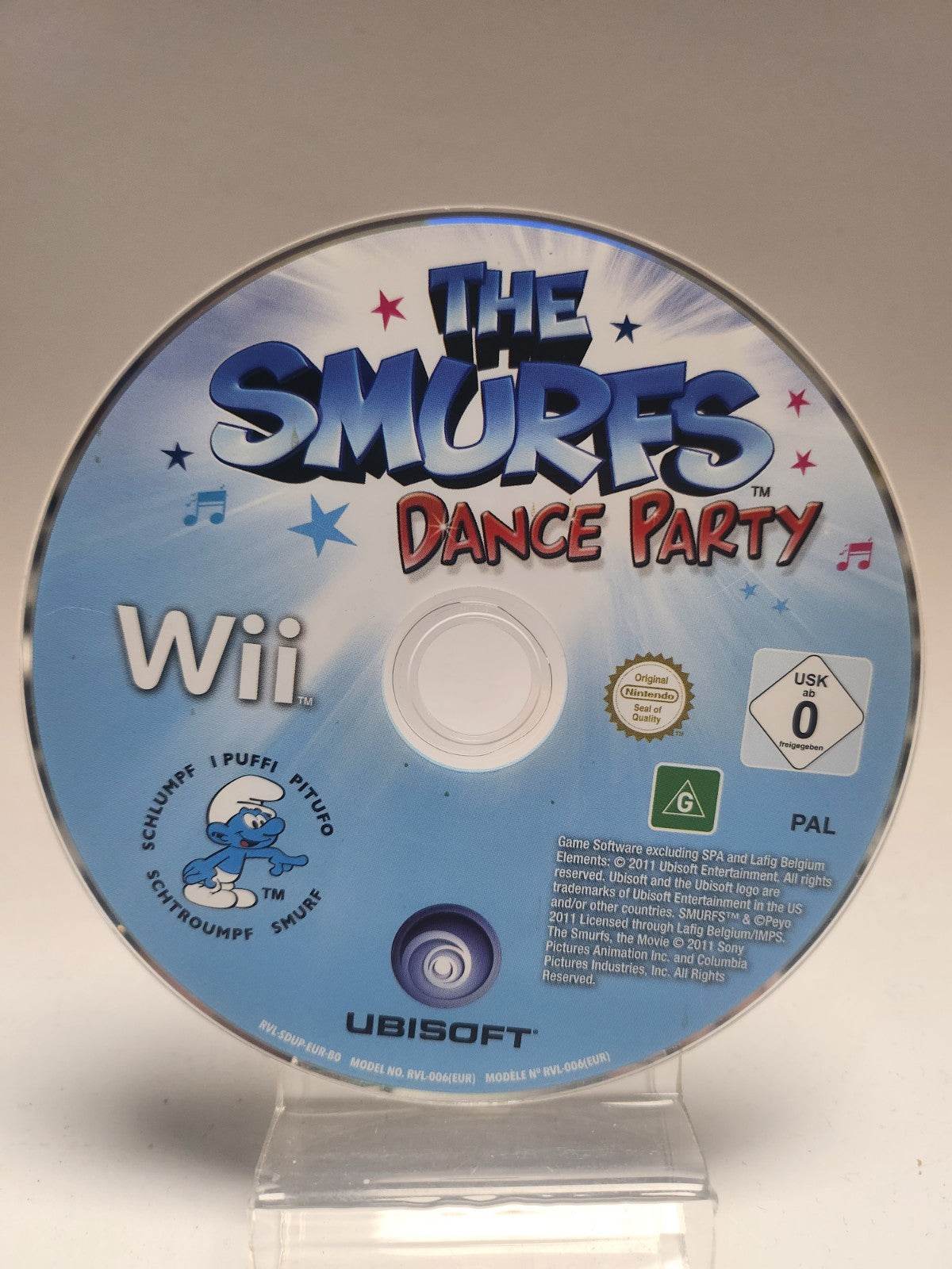 Smurfen Dance Party (disc only) Nintendo Wii - Feniks Gameshop