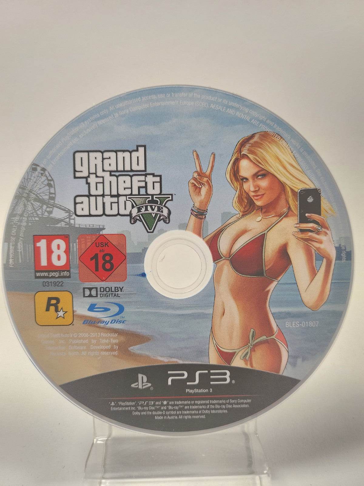 Grand Theft Auto V (GTA5) (disc only) Playstation 3 - Feniks Gameshop