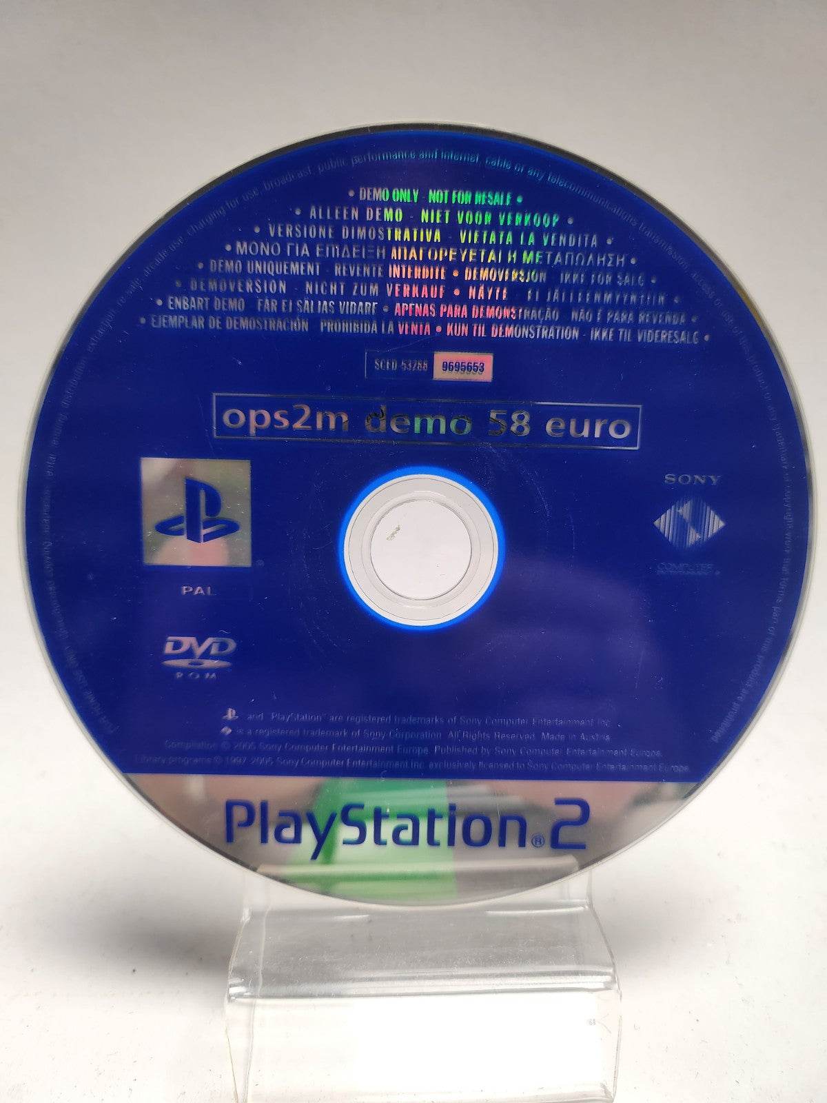 Ops2m Demo 58 Euro (disc only) PlayStation 2 - Feniks Gameshop