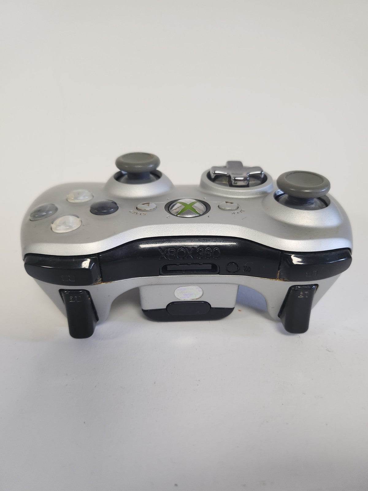 Zilver/Zwarte Draadloze Orginele Controller Xbox 360 - Feniks Gameshop