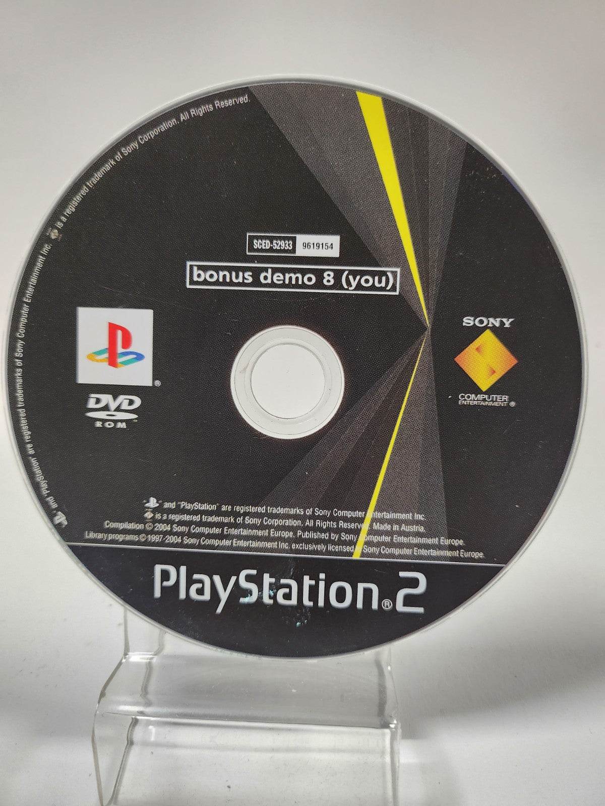 Bonus Demo 8 (disc only) Playstation 2 - Feniks Gameshop