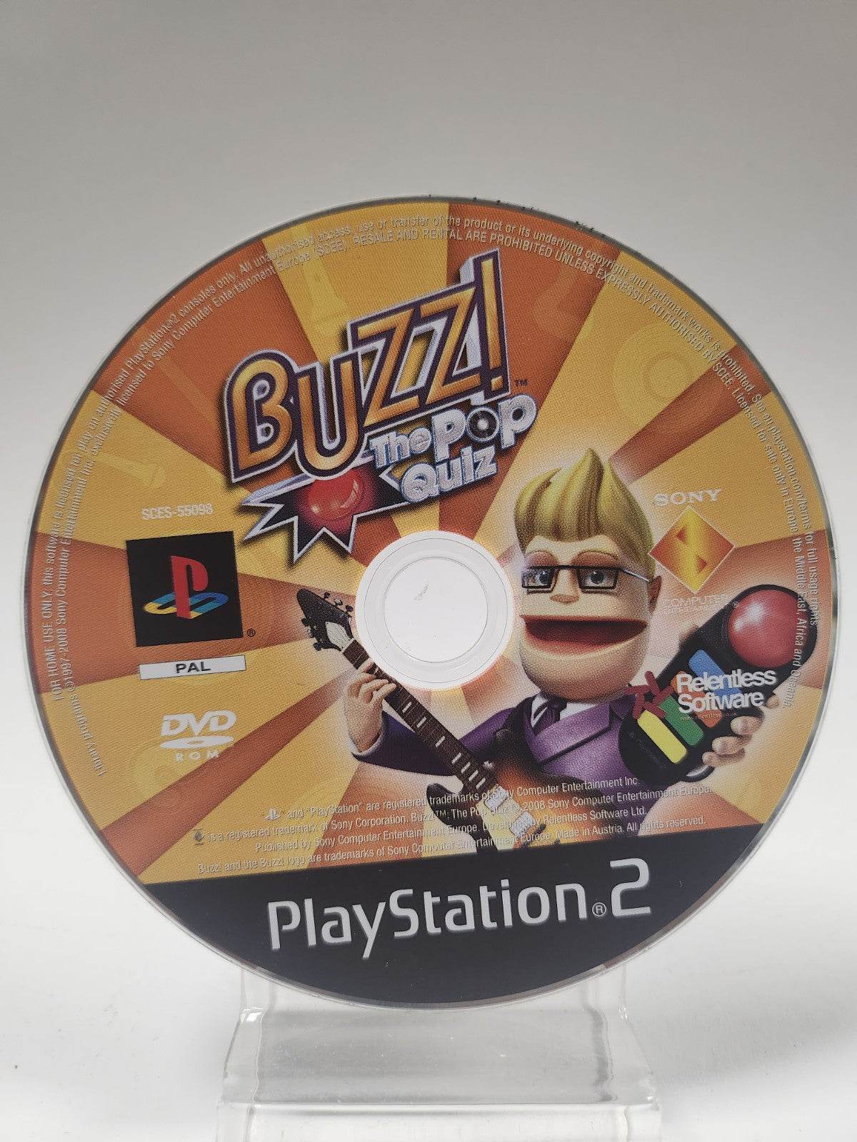Buzz Pop Quiz (disc only) Playstation 2 - Feniks Gameshop