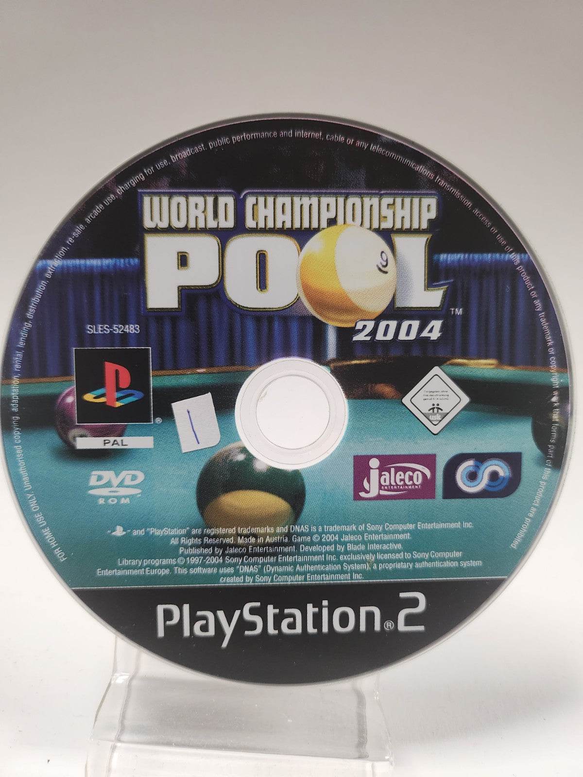 World Championship Pool 2004 (disc only) Playstation 2 - Feniks Gameshop
