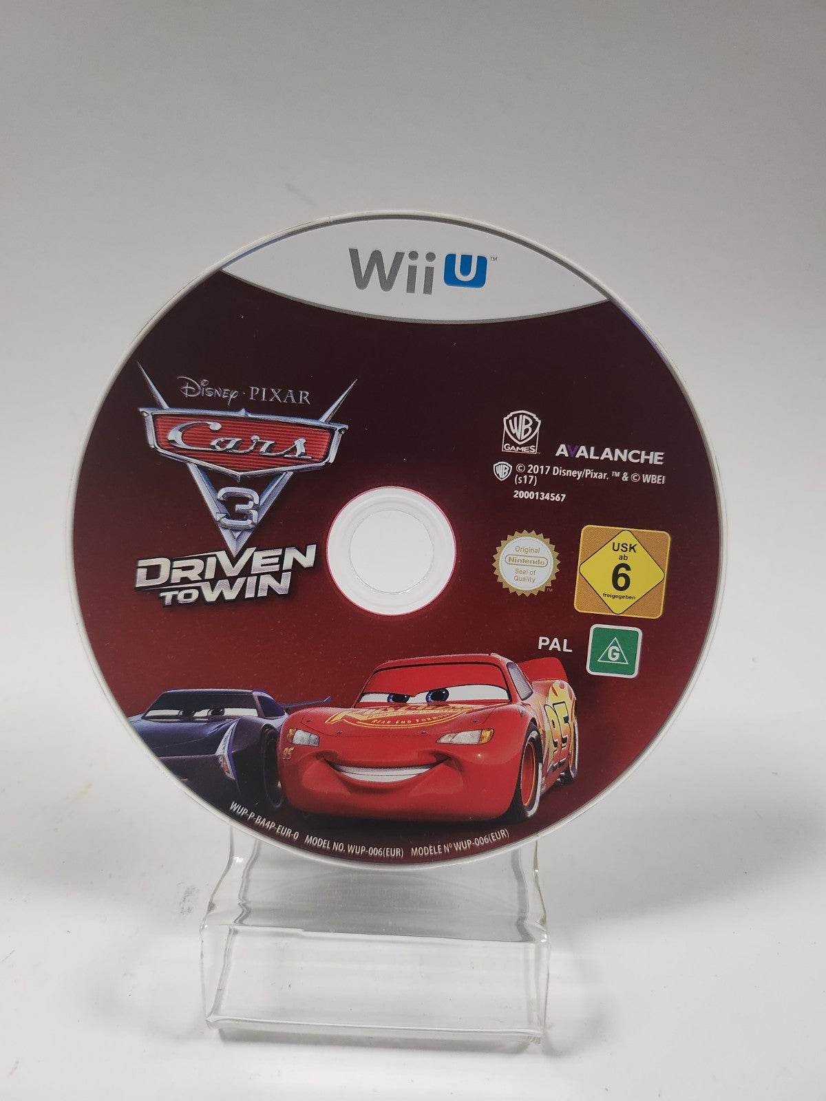 Disney Pixar Cars 3 Driven To Win (Disc Only) Wii U - Feniks Gameshop