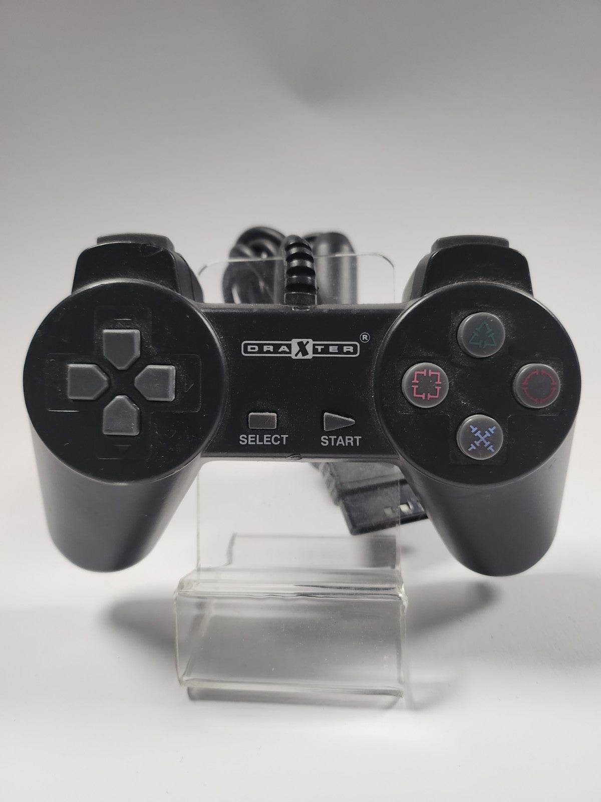 Draxter Zwarte Controller Playstation 1 - Feniks Gameshop